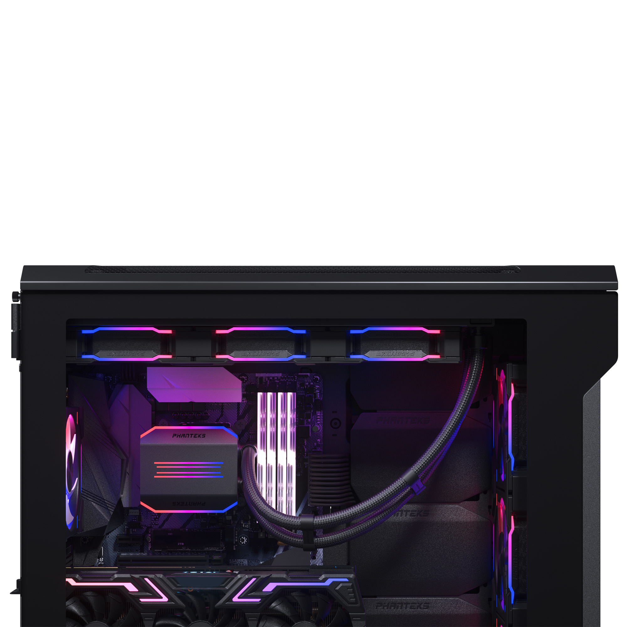 Phanteks - Water Cooler CPU Phanteks Glacier One 360D30 DRGB Preto - 360mm