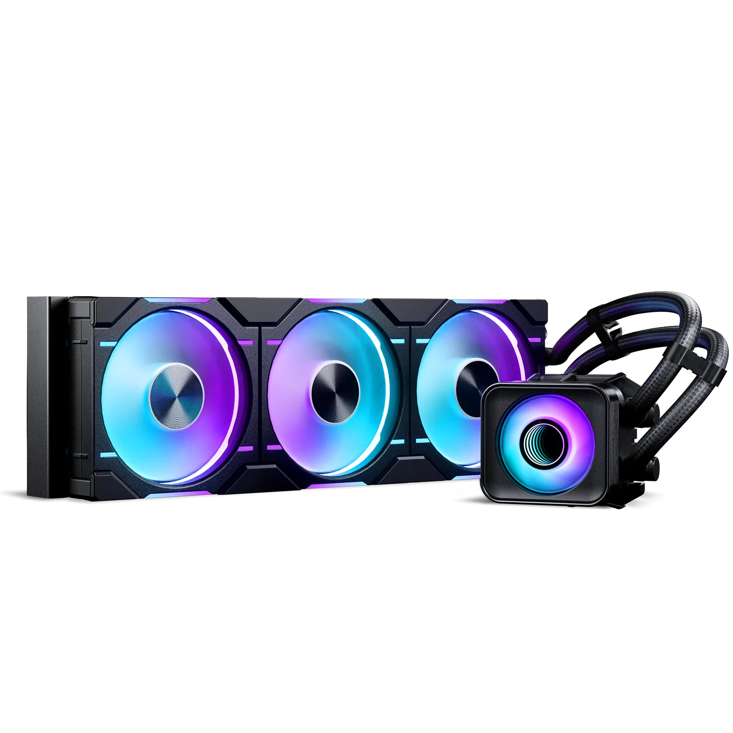 Picture of Picture of Water Cooler CPU Phanteks Glacier One 360D30 DRGB X2 Preto - 360mm