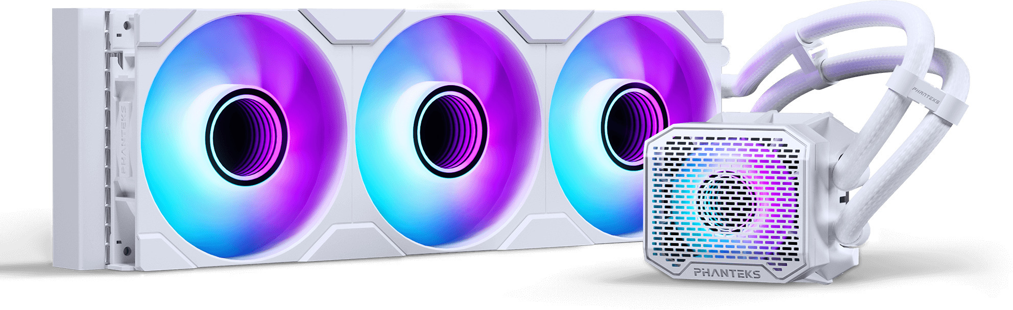 Picture of Picture of Water Cooler CPU AIO Phanteks Glacier One 360M25 Gen2 DRGB Branco