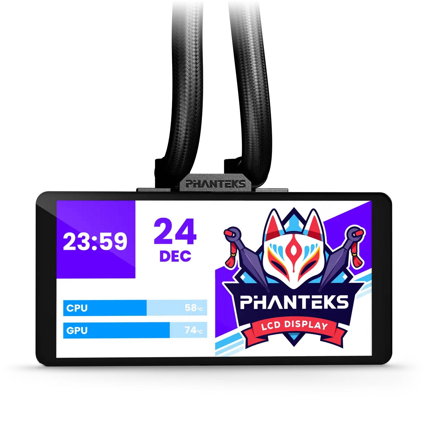 Phanteks - Water Cooler CPU Phanteks Glacier One 360M25 Gen 2 LCD DRGB Preto - 360mm