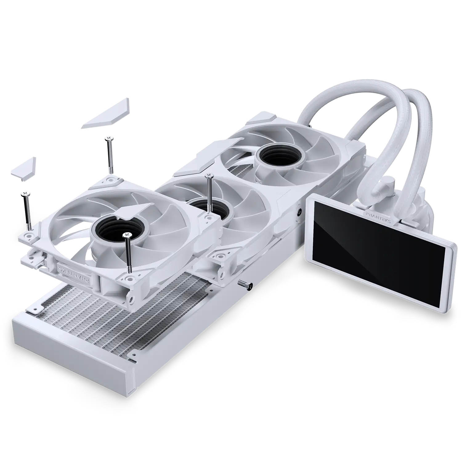 Phanteks - Water Cooler CPU Phanteks Glacier One 360M25 Gen 2 LCD DRGB Branco - 360mm