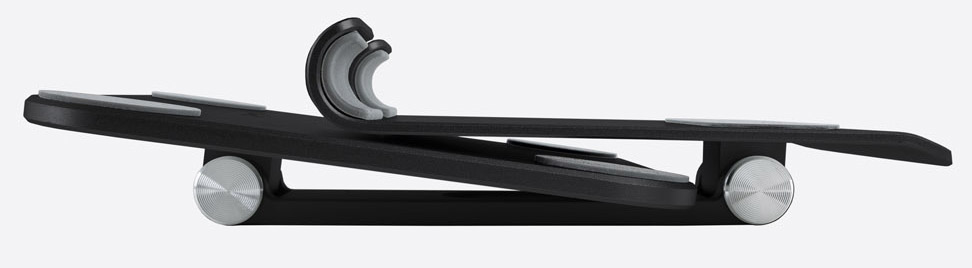 Tooq - Suporte de Mesa Tooq Ajustável p/ Tablet Max. 13" Preto