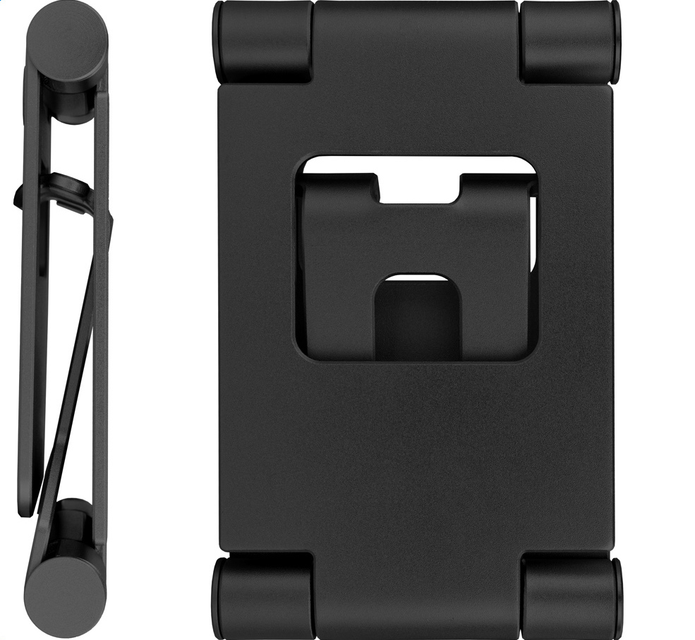 Tooq - Suporte de Mesa Tooq Ajustável p/ Smartphone/Tablet Max. 10" Preto
