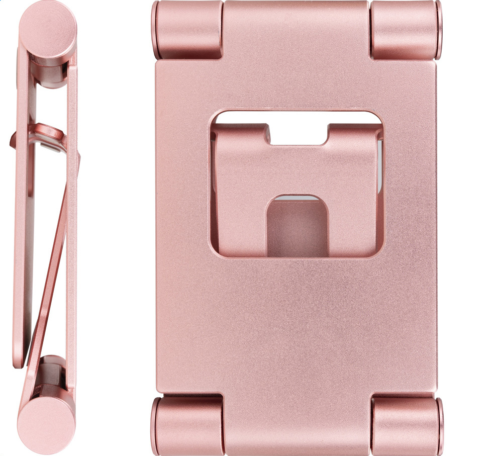 Tooq - Suporte de Mesa Tooq Ajustável p/ Smartphone/Tablet Max. 10" Rosa