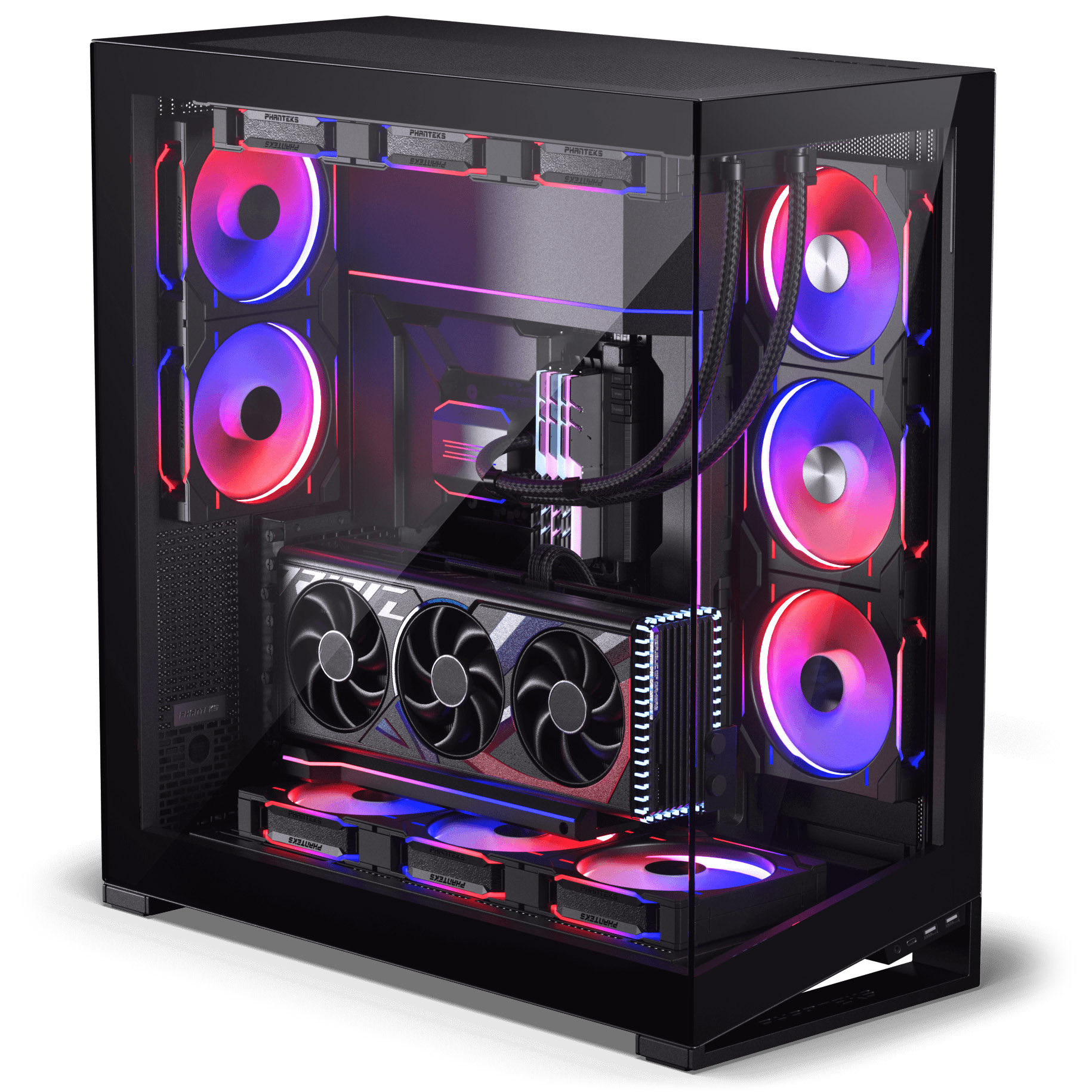 Phanteks - Caixa E-ATX Phanteks NV Series NV9 MK2 Vidro Temperado DRGB Preto