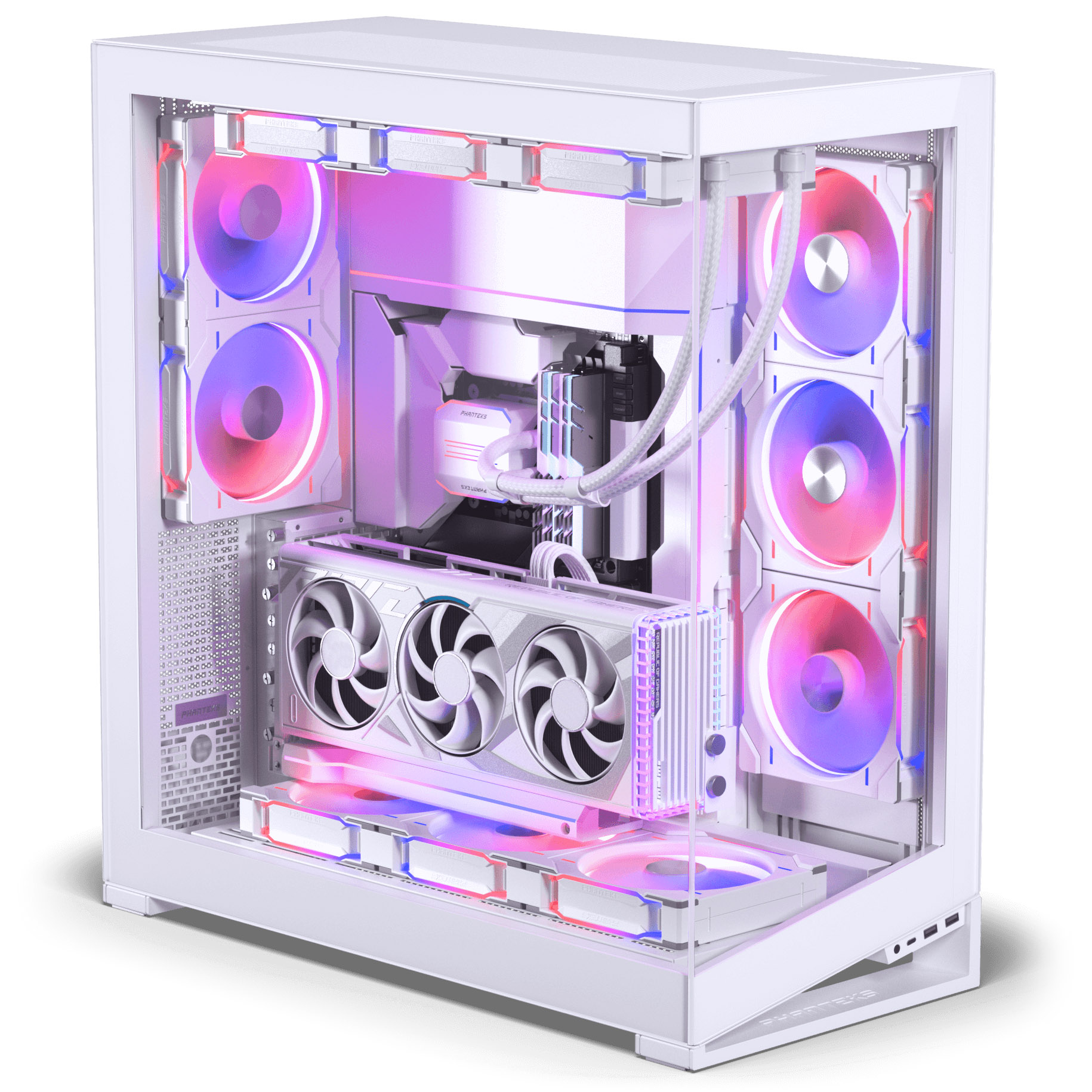 Phanteks - Caixa E-ATX Phanteks NV Series NV9 MK2 Vidro Temperado DRGB Branco