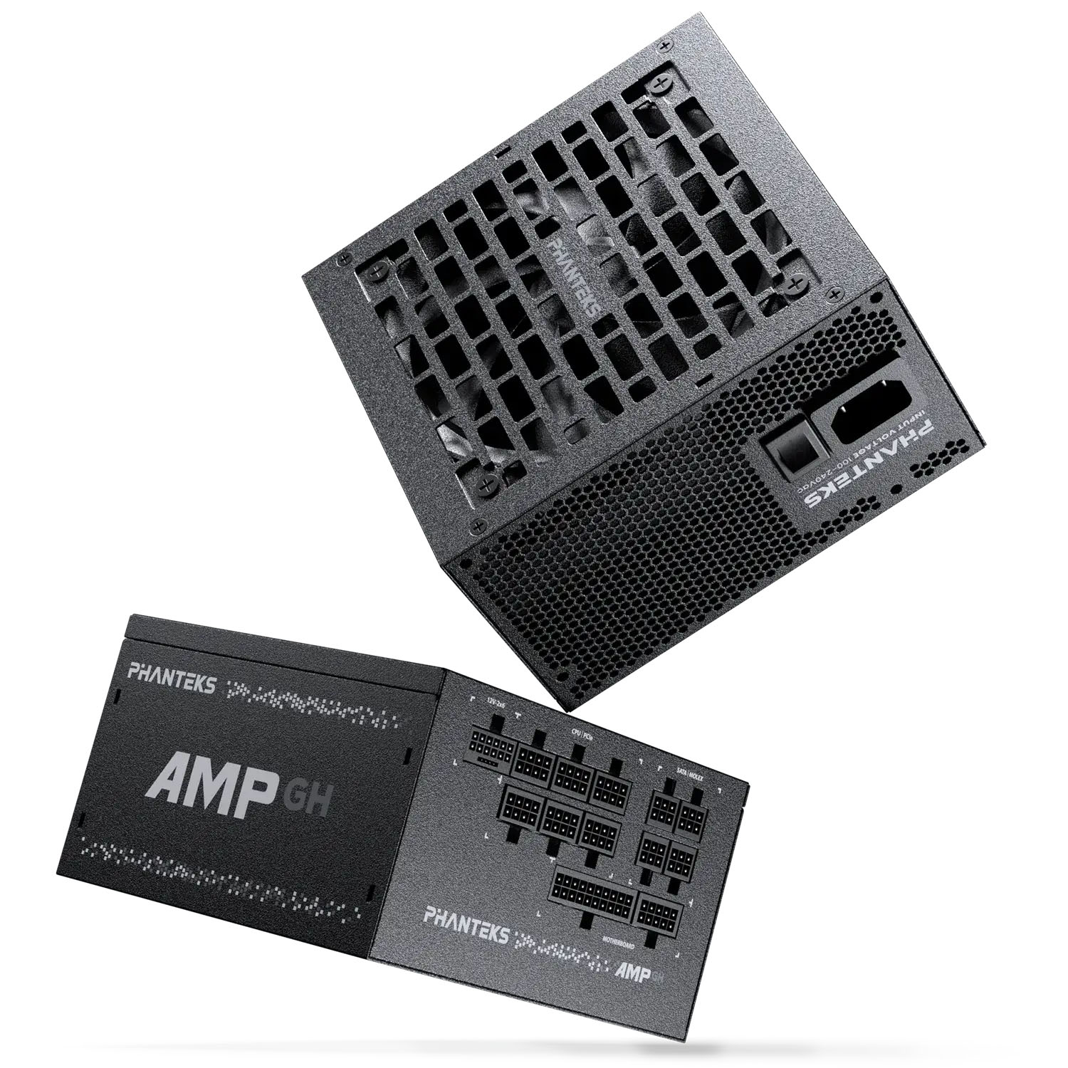Phanteks - Fonte Modular Phanteks AMP GH V2 ATX 3.1 PCIe 5.1 1000W Platinum Preta