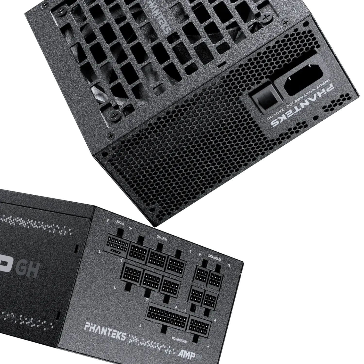 Phanteks - Fonte Modular Phanteks AMP GH V2 ATX 3.1 PCIe 5.1 1000W Platinum Preta