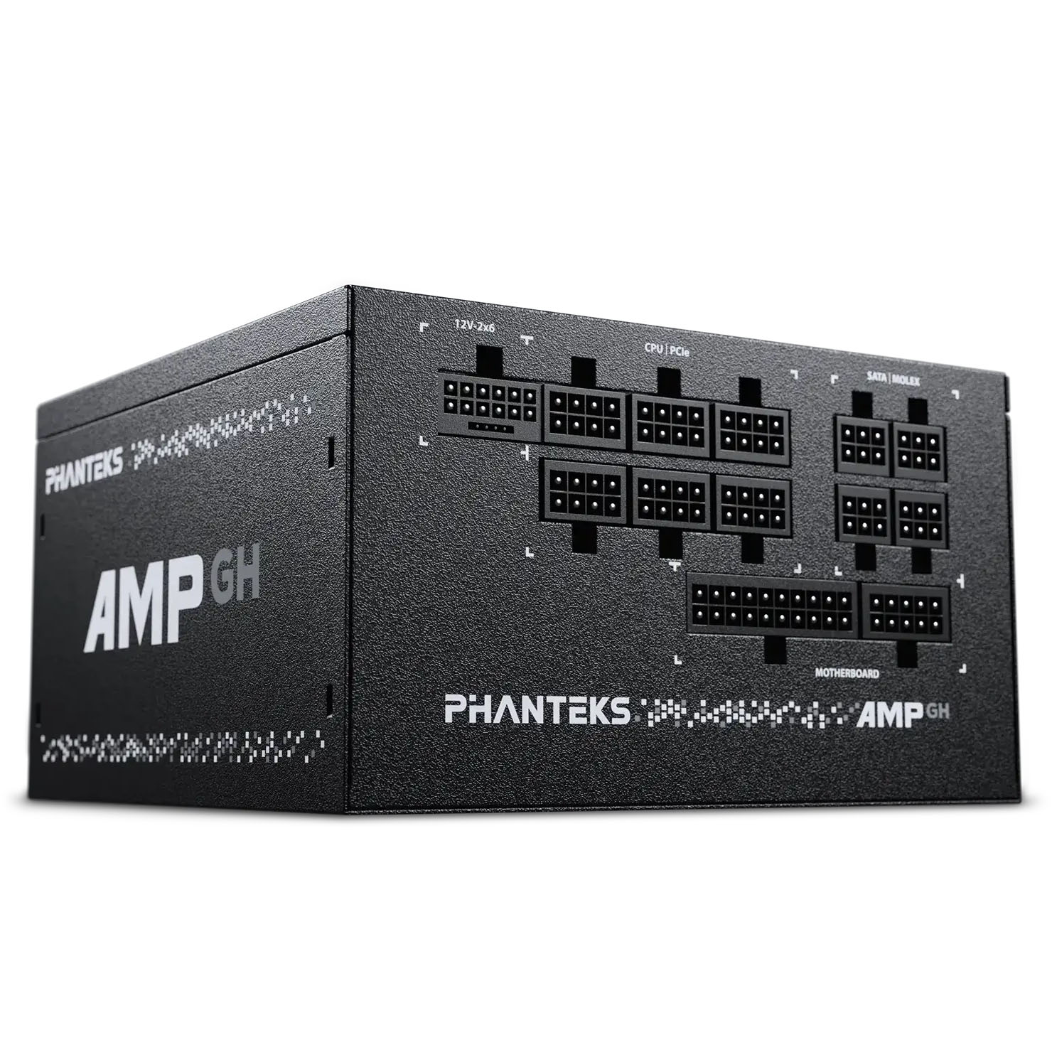 Phanteks - Fonte Modular Phanteks AMP GH V2 ATX 3.1 PCIe 5.1 1000W Platinum Preta