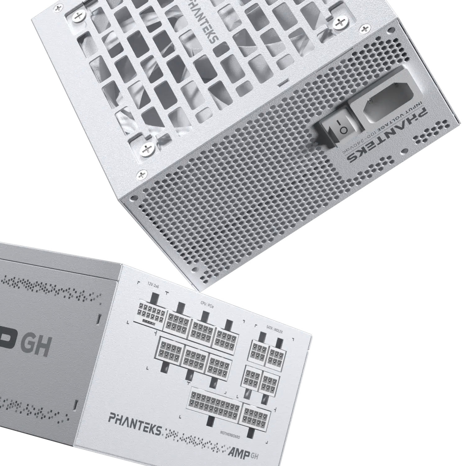 Phanteks - Fonte Modular Phanteks AMP GH V2 ATX 3.1 PCIe 5.1 1000W Platinum Branca