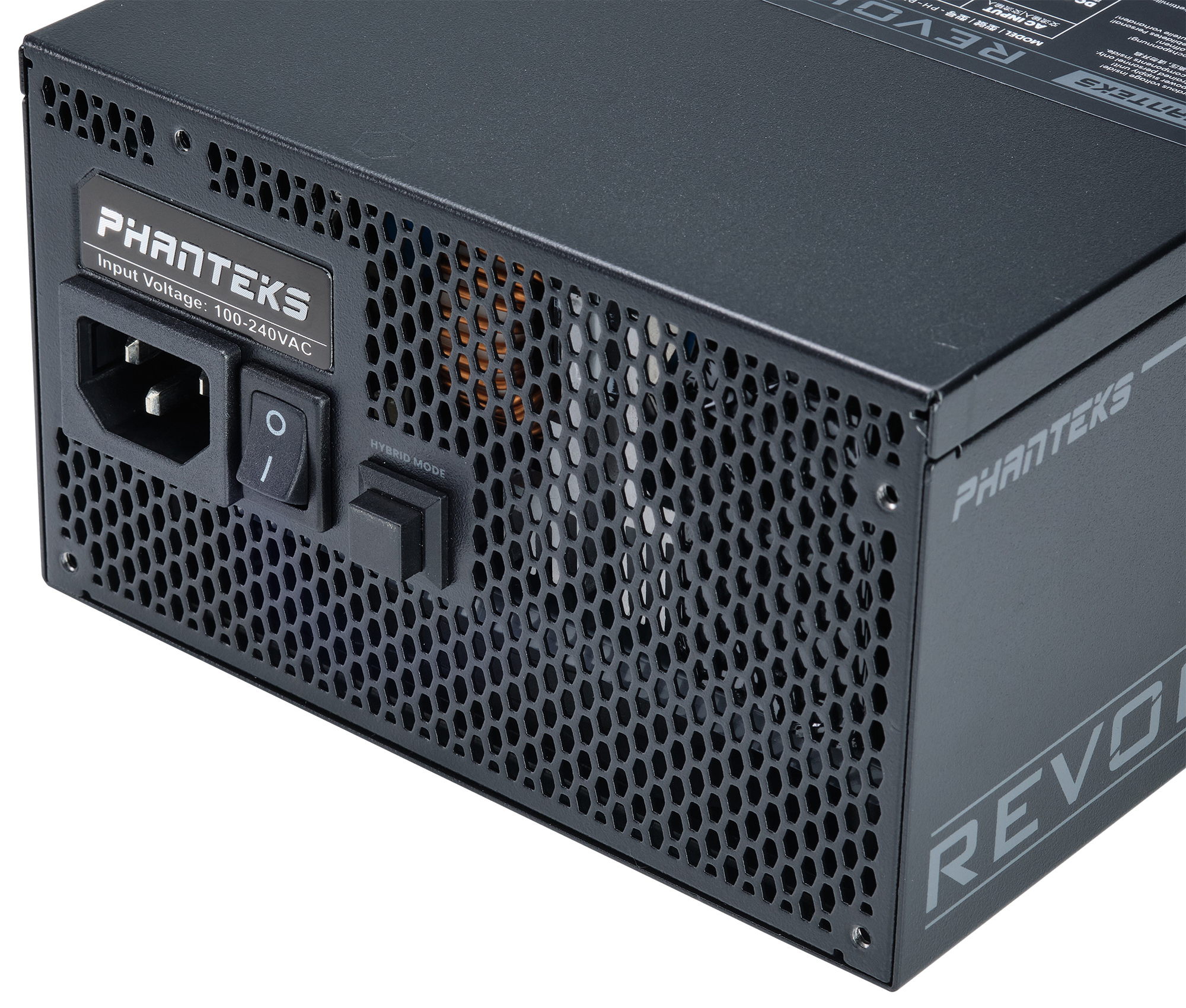 Phanteks - Fonte Modular Phanteks Revolt ATX 3.0 PCIe 5.0 1200W Platinum Preta (Sem Cabos Incluídos)