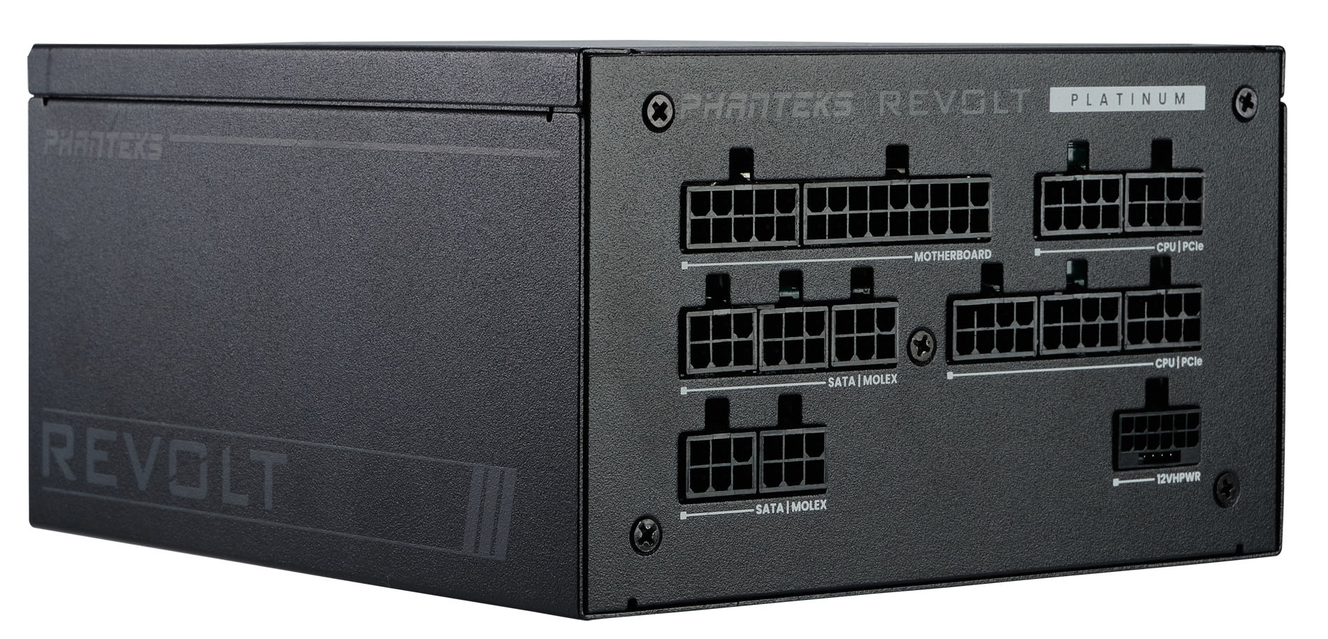 Picture of Picture of Fonte Modular Phanteks Revolt ATX 3.0 PCIe 5.0 1200W Platinum Preta (Sem Cabos Incluídos)