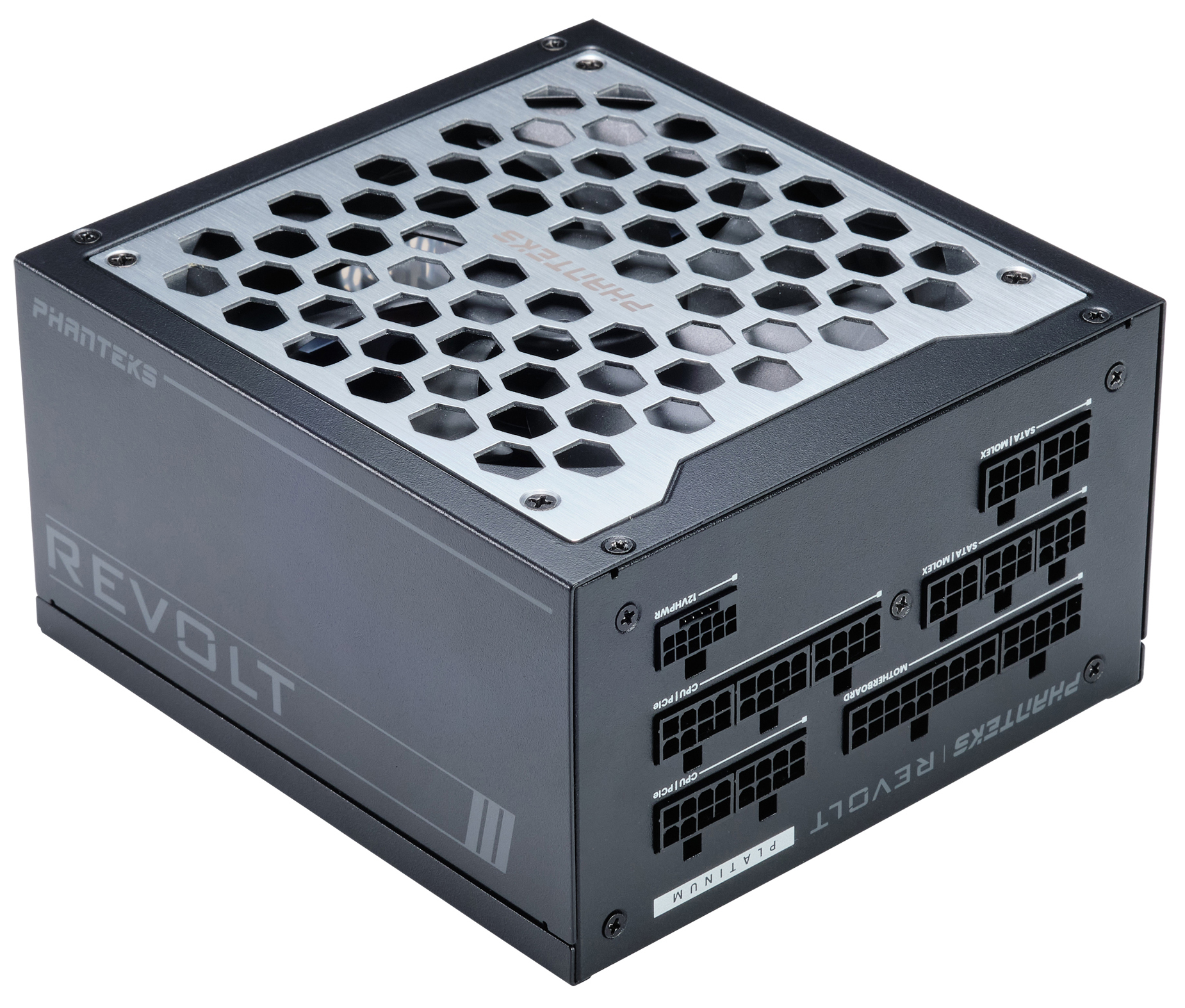 Picture of Picture of Fonte Modular Phanteks Revolt ATX 3.0 PCIe 5.0 1200W Platinum Preta (Sem Cabos Incluídos)