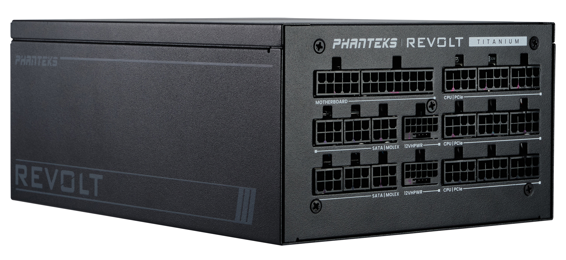 Picture of Picture of Fonte Modular Phanteks Revolt ATX 3.0 PCIe 5.0 1600W Titanium Preta (Sem Cabos Incluídos)