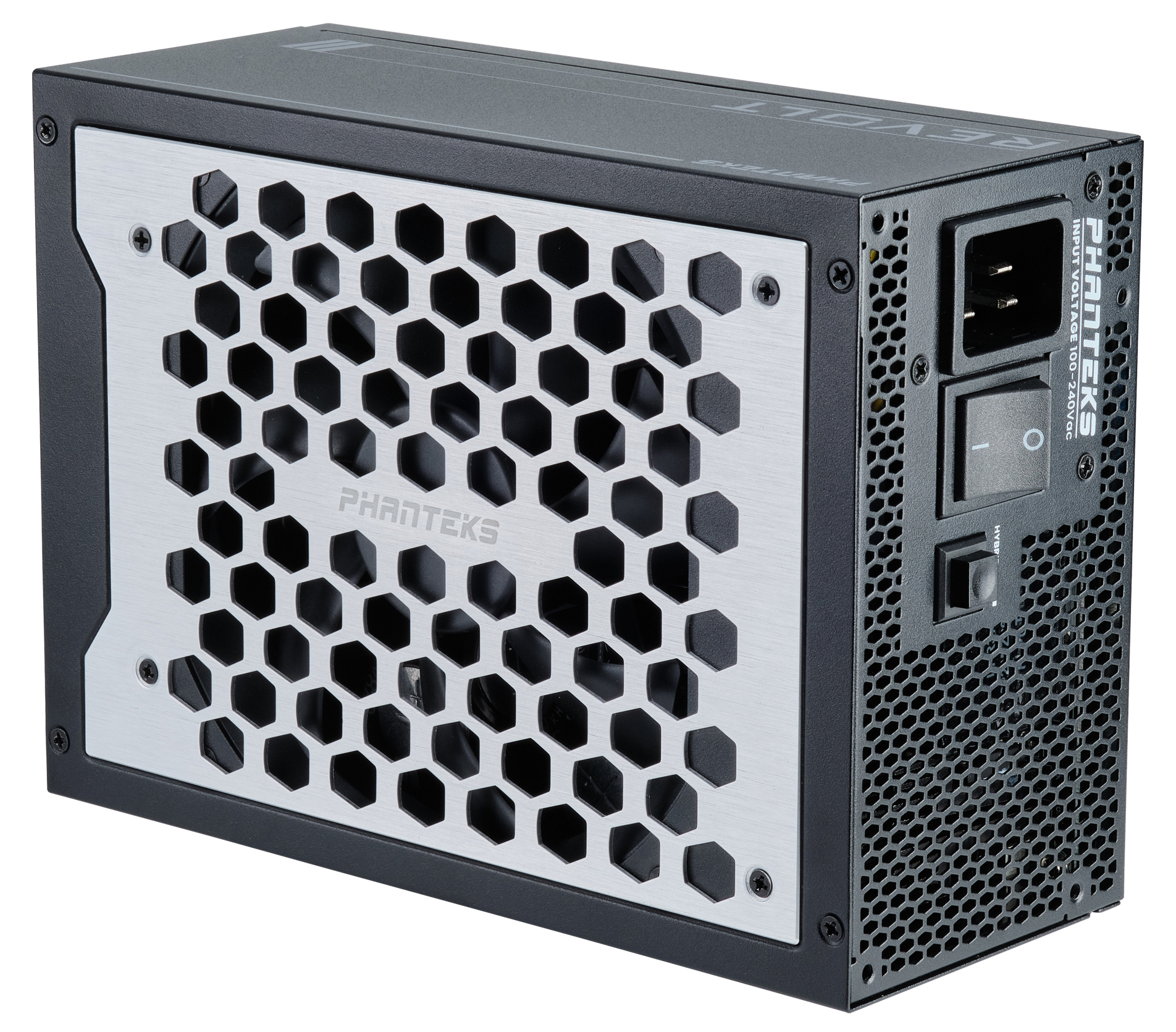 Phanteks - Fonte Modular Phanteks Revolt ATX 3.0 PCIe 5.0 1600W Titanium Preta (Sem Cabos Incluídos)