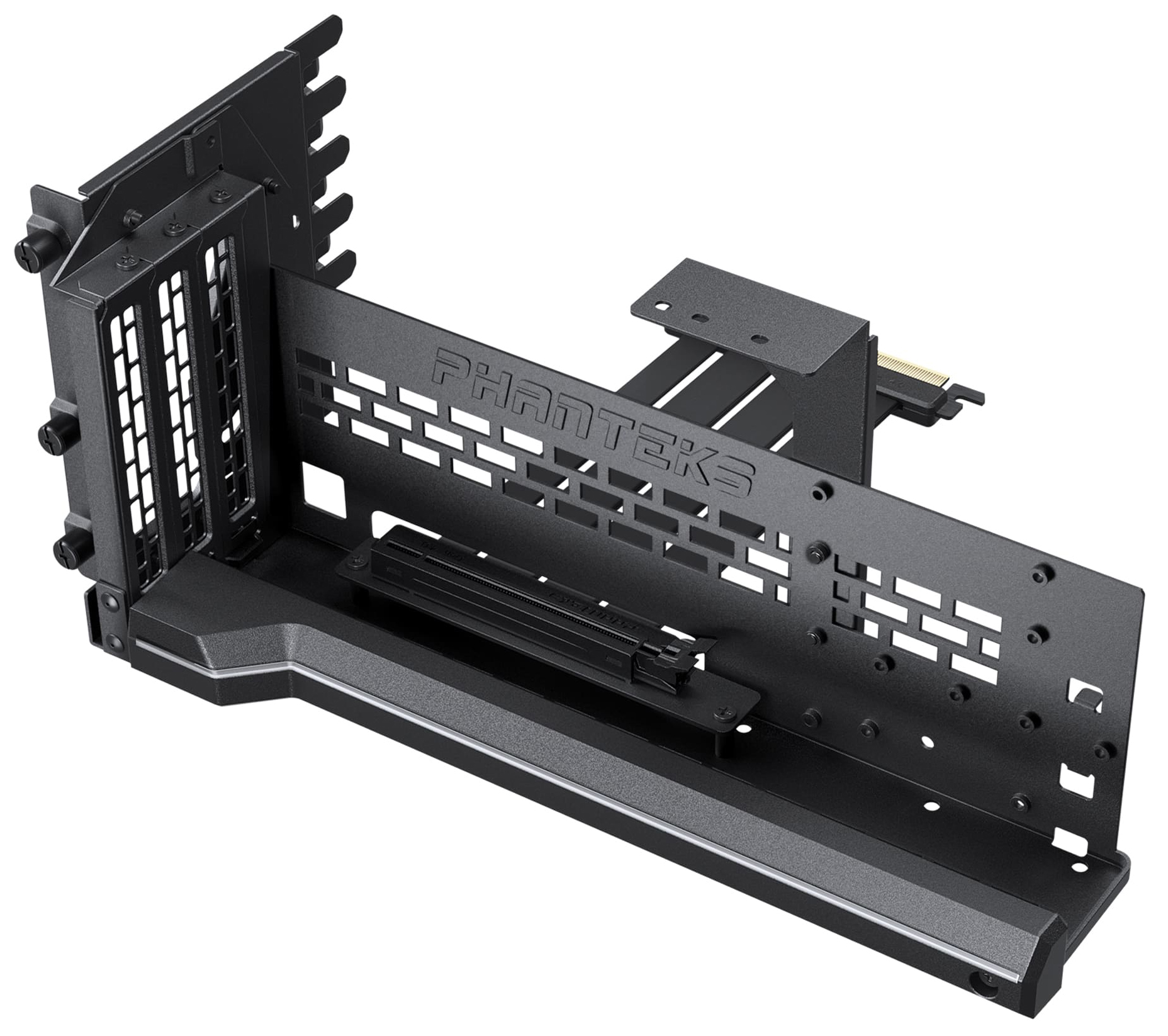 Picture of Picture of Vertical GPU Bracket Phanteks PCIe Gen4 , DRGB, PCIe 4.0 x 16 Riser Cable, 22cm Preto
