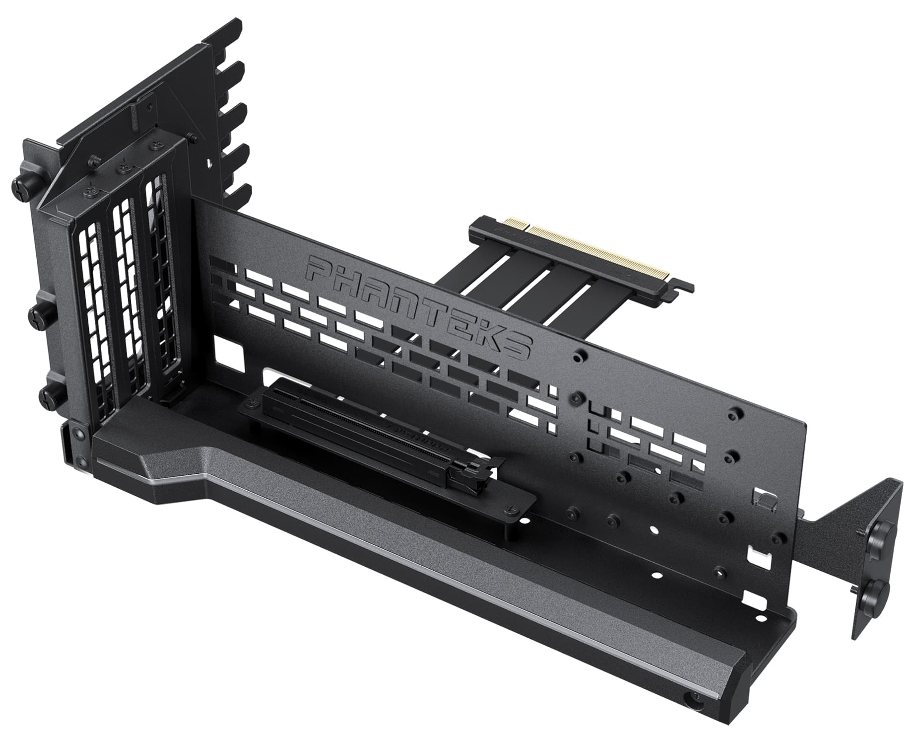 Picture of Picture of Vertical GPU Bracket Phanteks PCIe Gen4 , DRGB, PCIe 4.0 x 16 Riser Cable, 22cm Preto
