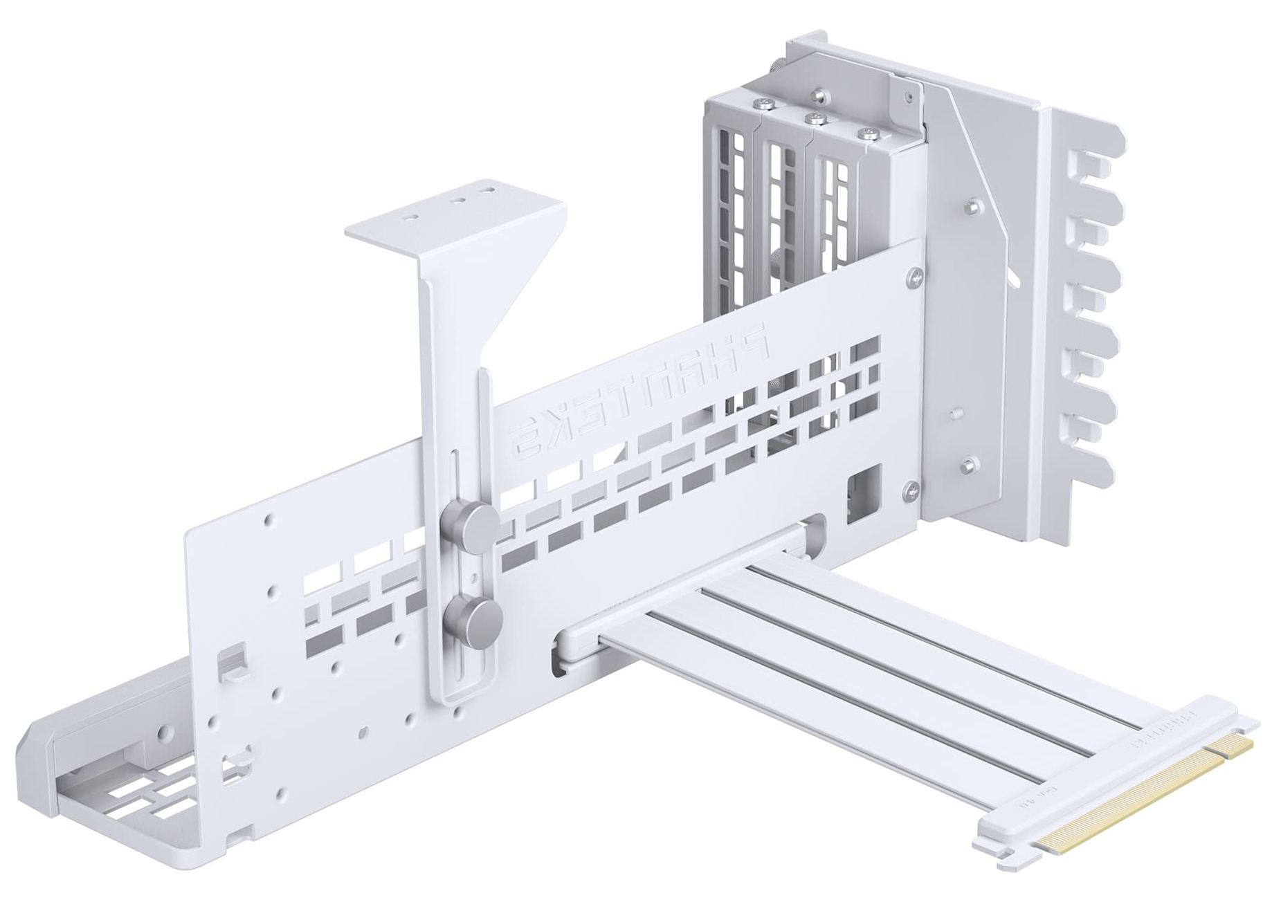 Phanteks - Vertical GPU Bracket Phanteks PCIe Gen4 , DRGB, PCIe 4.0 x 16 Riser Cable, 22cm Branco