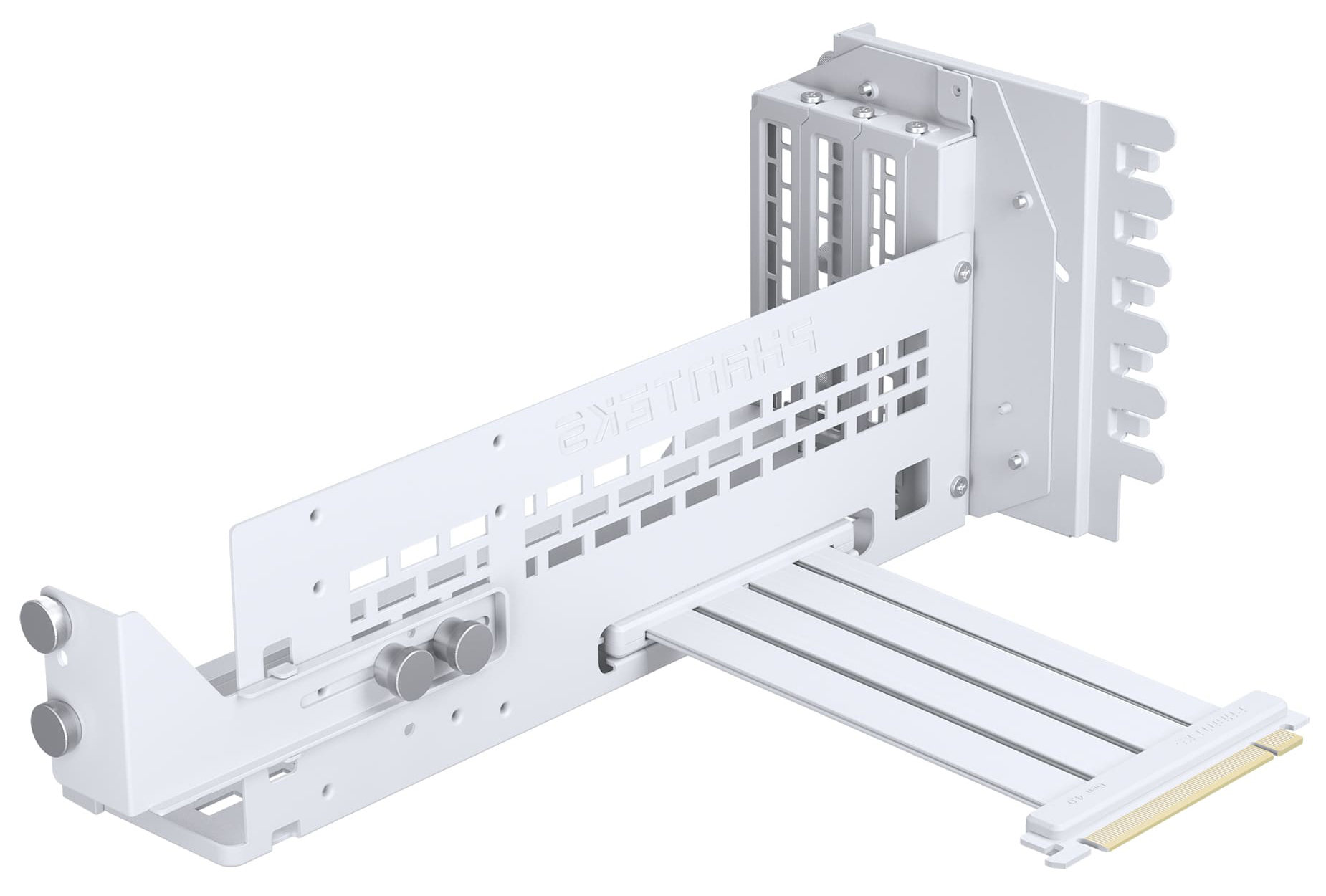 Phanteks - Vertical GPU Bracket Phanteks PCIe Gen4 , DRGB, PCIe 4.0 x 16 Riser Cable, 22cm Branco