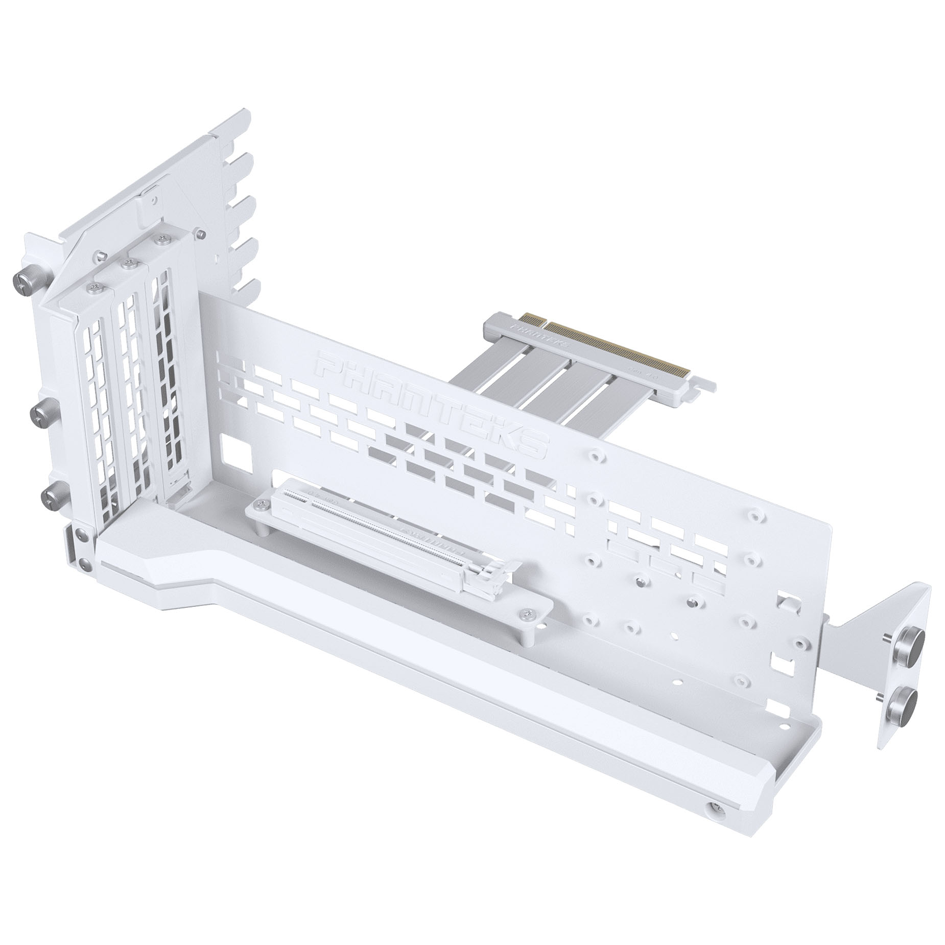 Picture of Picture of GPU Bracket Vertical Phanteks+Cabo PCI-E 5.0 x16 Fita Riser 22cm Branco