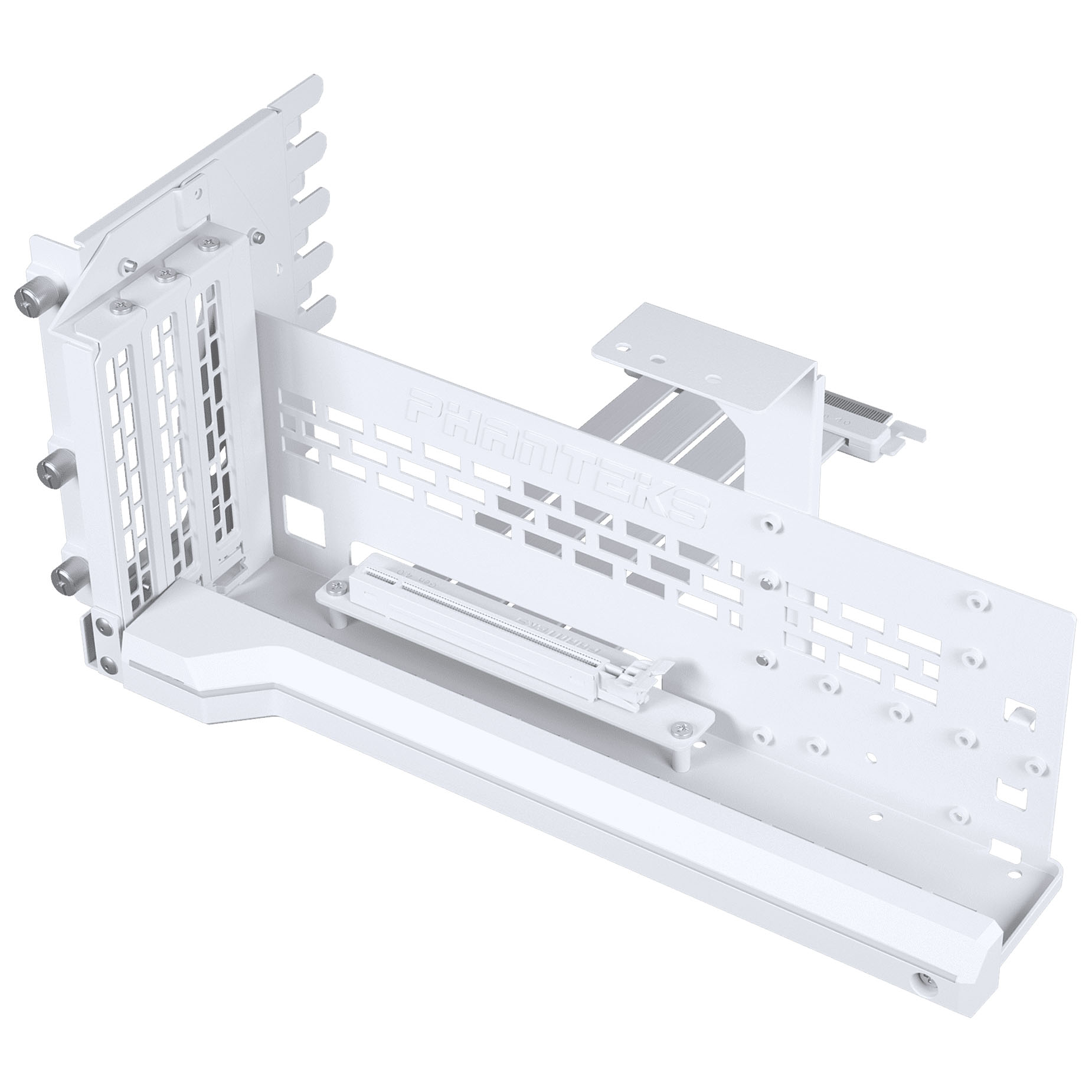 Phanteks - GPU Bracket Vertical Phanteks+Cabo PCI-E 5.0 x16 Fita Riser 22cm Branco
