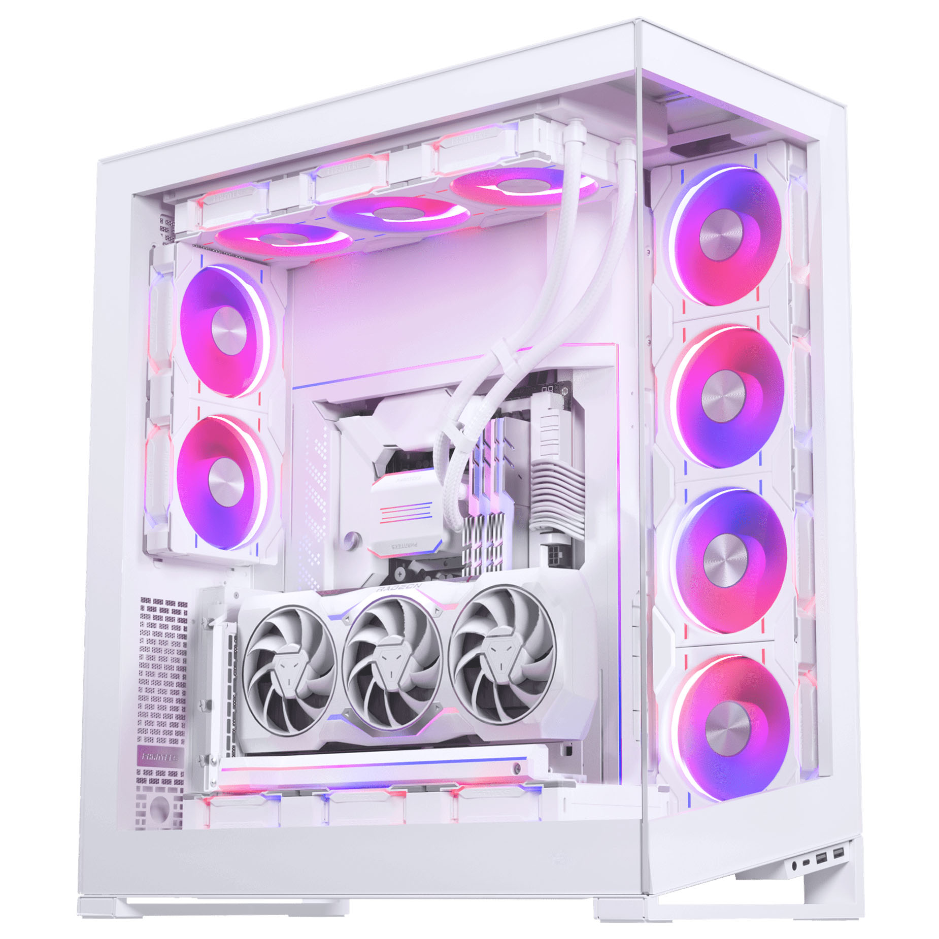 Phanteks - GPU Bracket Vertical Phanteks+Cabo PCI-E 5.0 x16 Fita Riser 22cm Branco