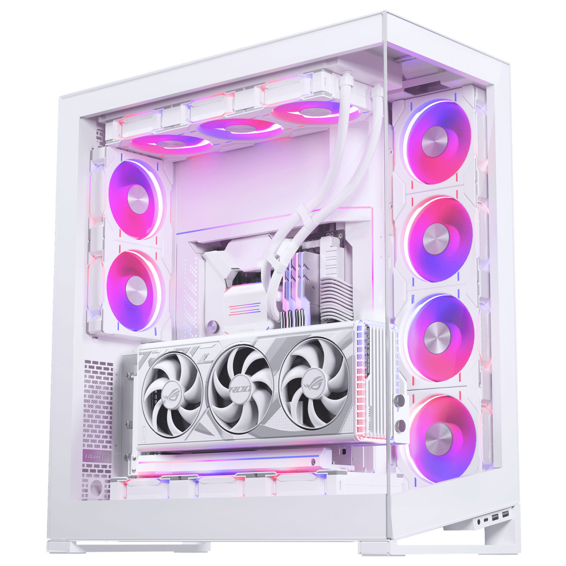 Phanteks - GPU Bracket Vertical Phanteks+Cabo PCI-E 5.0 x16 Fita Riser 22cm Branco
