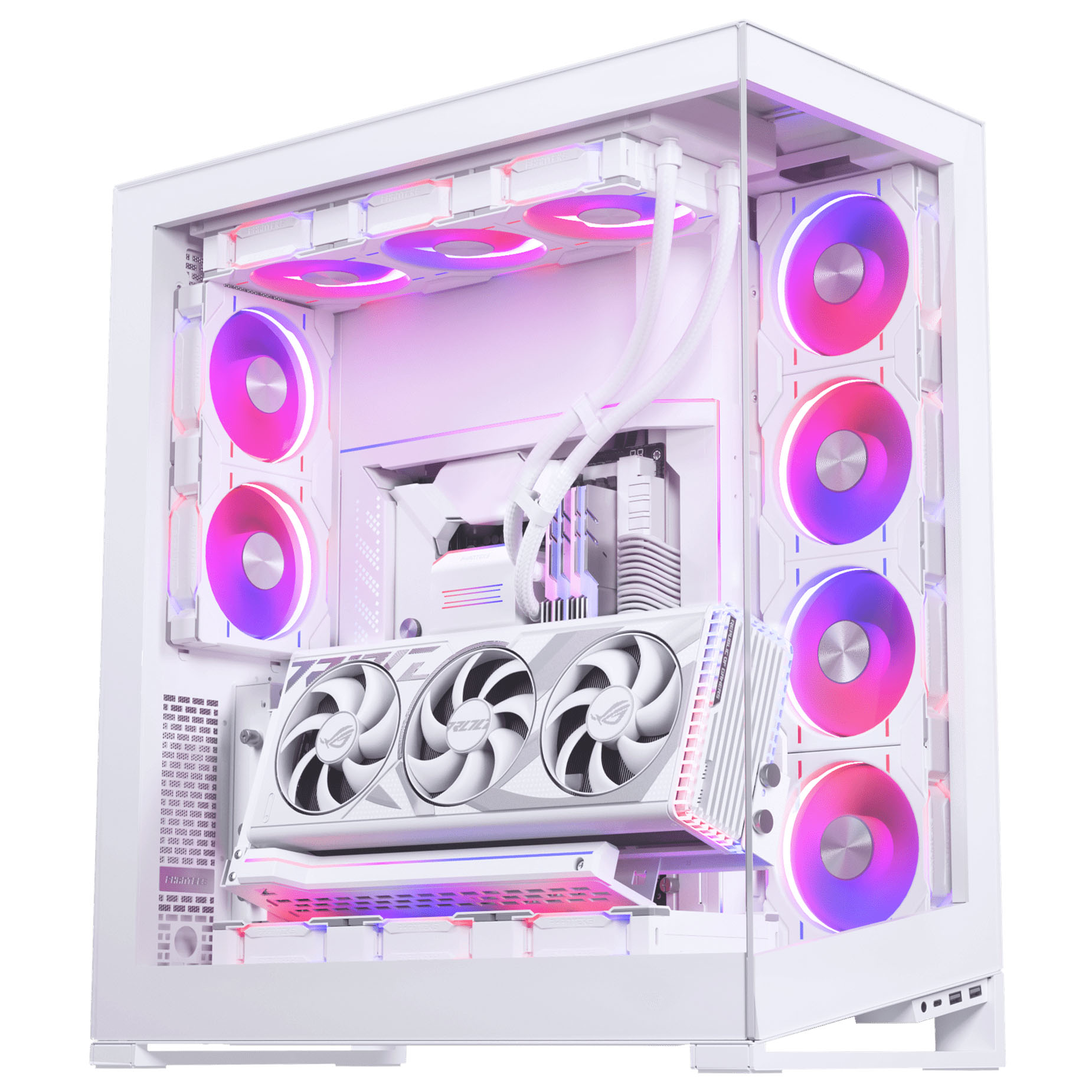 Phanteks - GPU Bracket Vertical Phanteks+Cabo PCI-E 5.0 x16 Fita Riser 22cm Branco