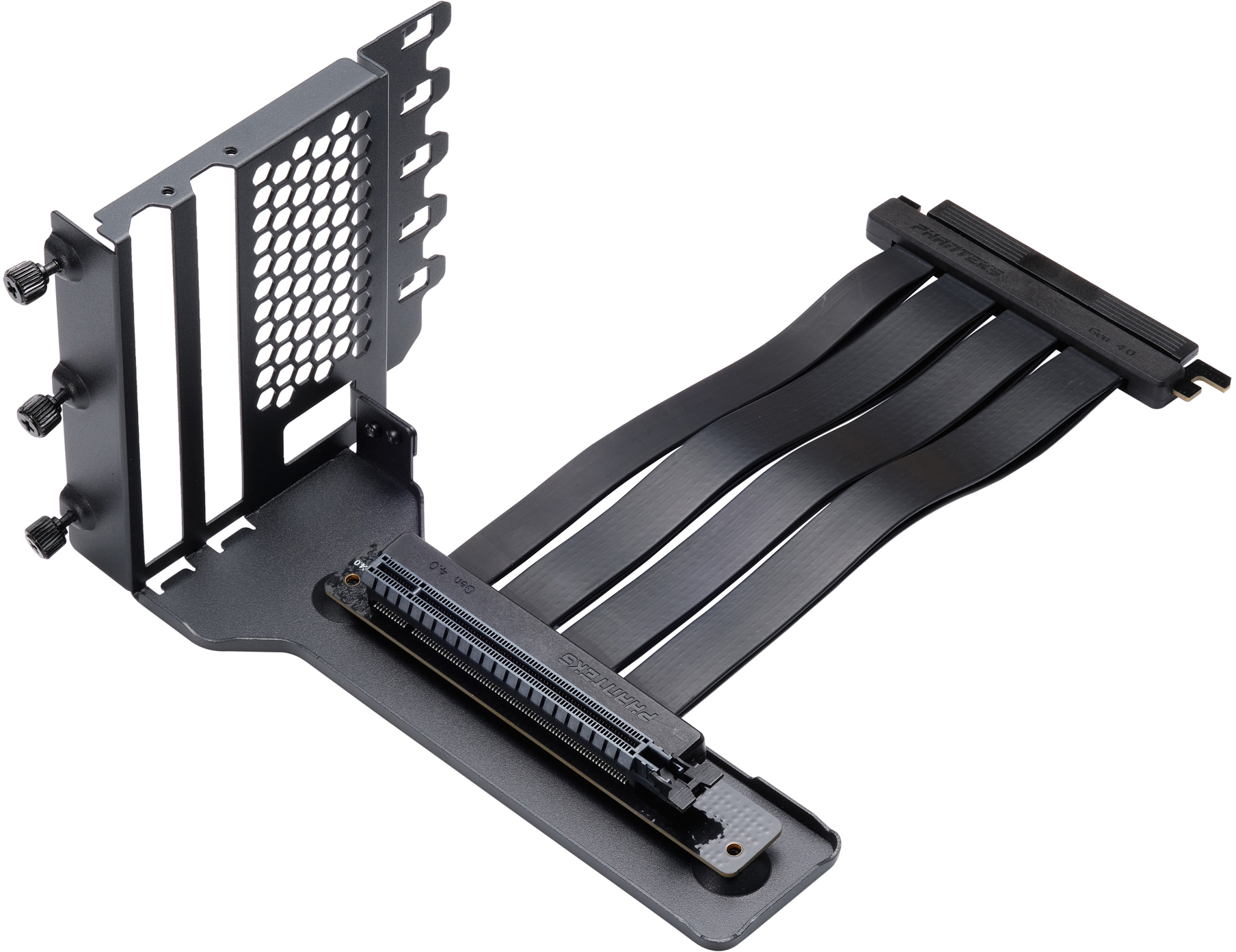 Phanteks - GPU Bracket Phanteks+Cabo PCI-E 4.0x16 Fita Riser 22cm Preto