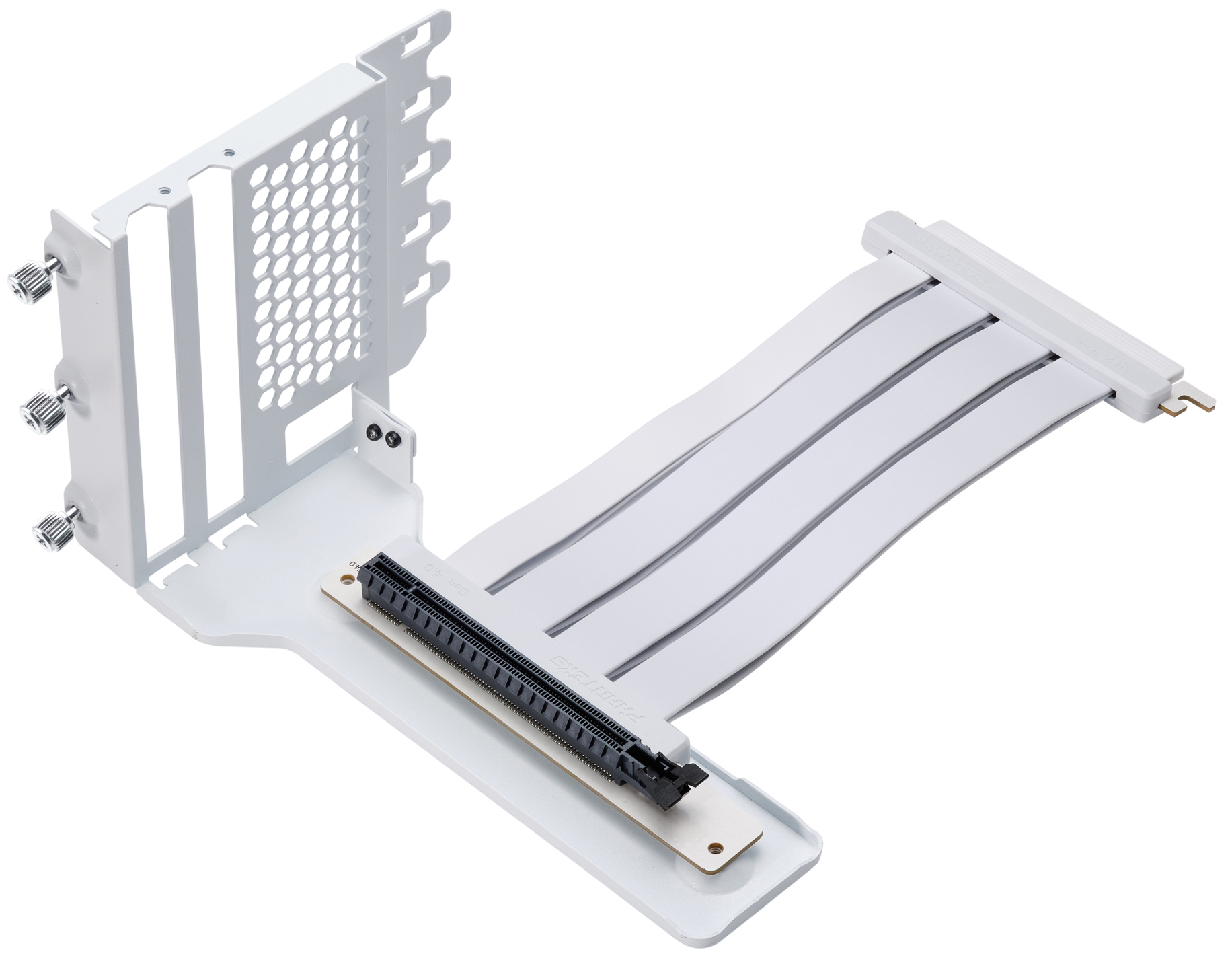 Phanteks - GPU Bracket Phanteks+Cabo PCI-E 4.0x16 Fita Riser 22cm Branco