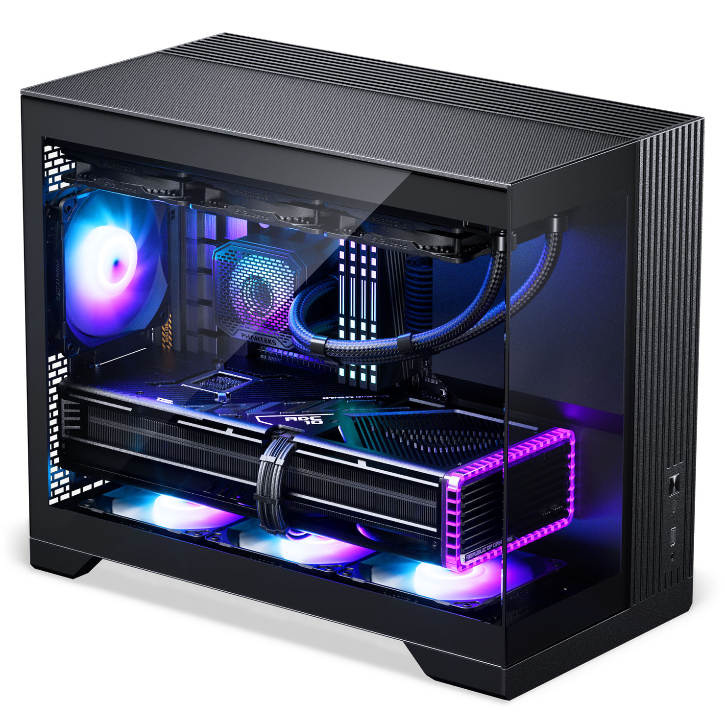 Phanteks - Caixa Micro-ATX Phanteks XT V3 D-RGB Preto