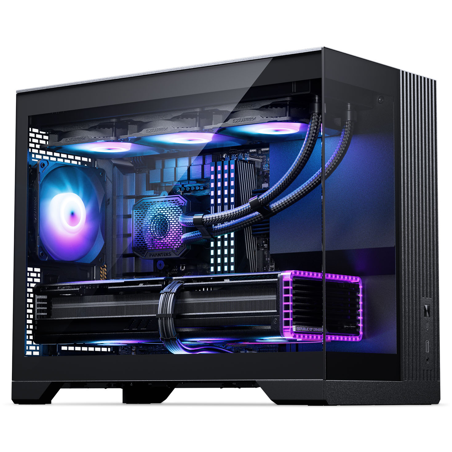 Phanteks - Caixa Micro-ATX Phanteks XT V3 D-RGB Preto