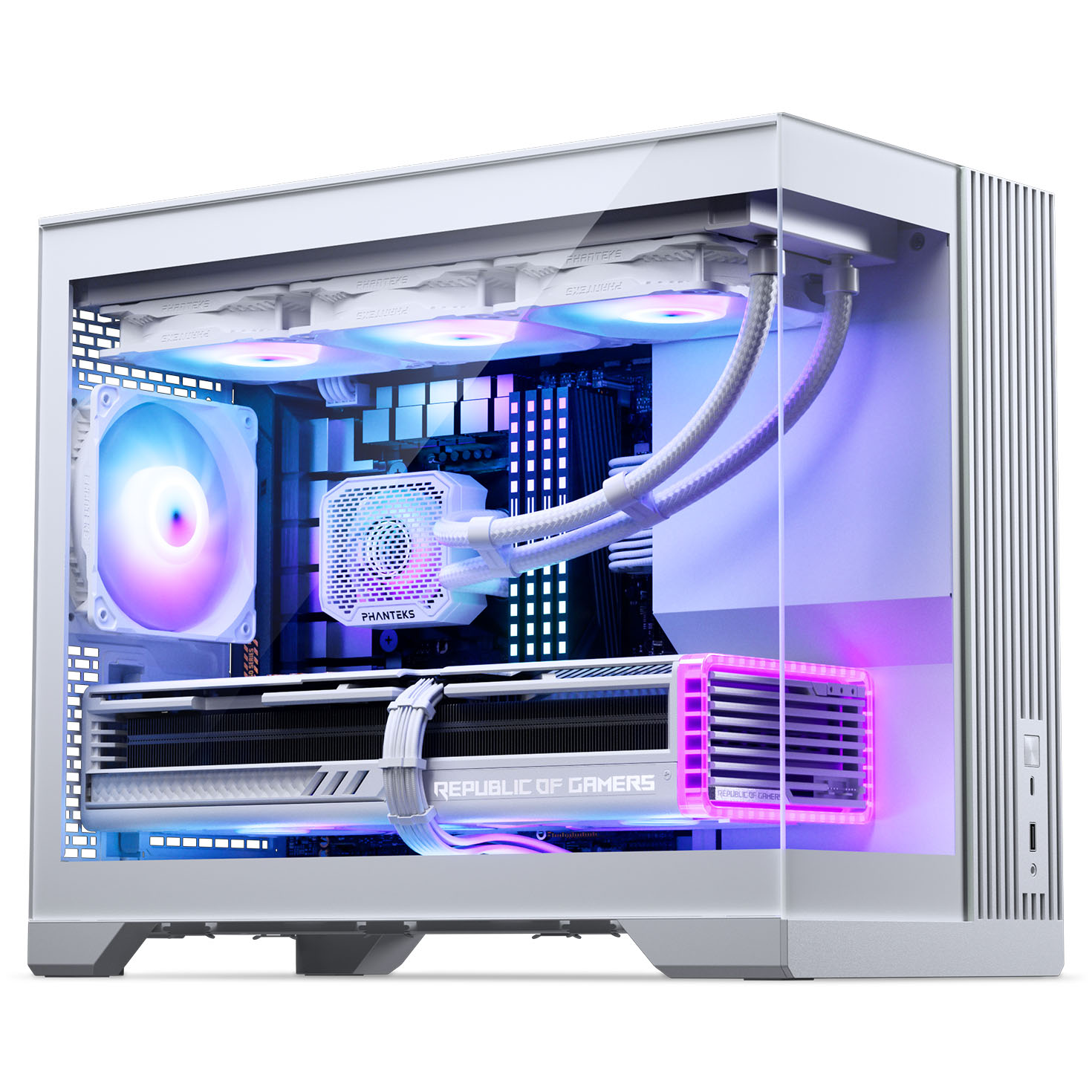 Phanteks - Caixa Micro-ATX Phanteks XT V3 D-RGB Branco