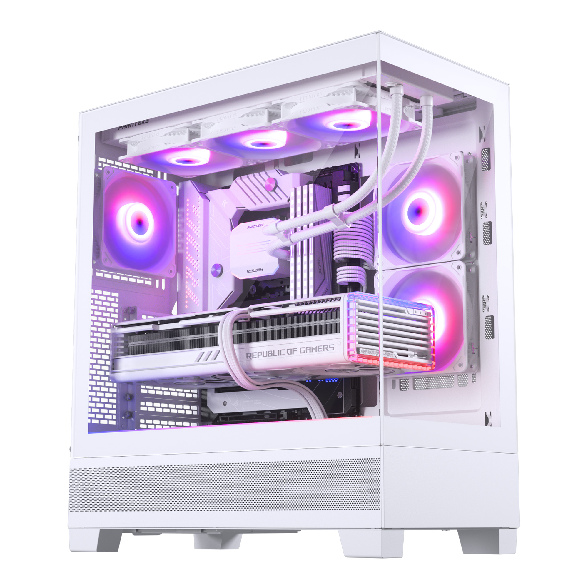 Phanteks - Caixa ATX Phanteks XT View D-RGB Vidro Temperado Branco