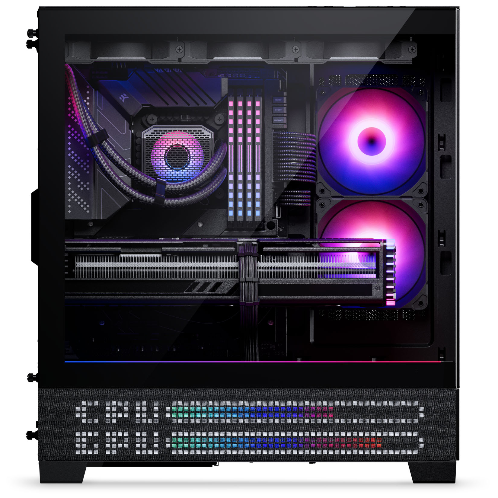 Phanteks - Caixa ATX Phanteks XT View Matrix D-RGB Vidro Temperado Preto