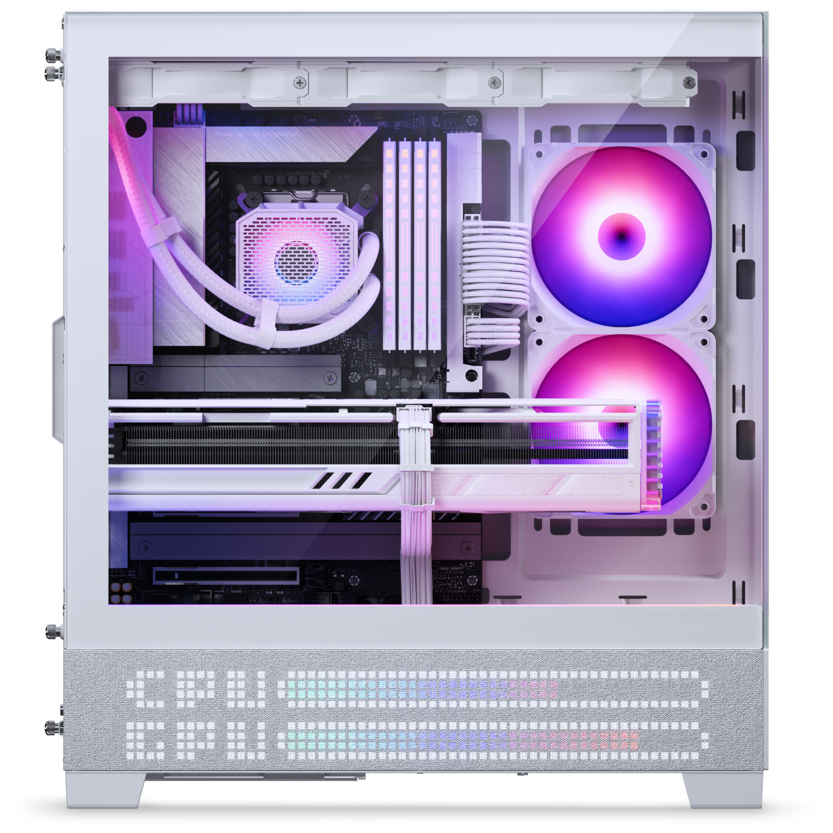 Phanteks - Caixa ATX Phanteks XT View Matrix D-RGB Vidro Temperado Branco