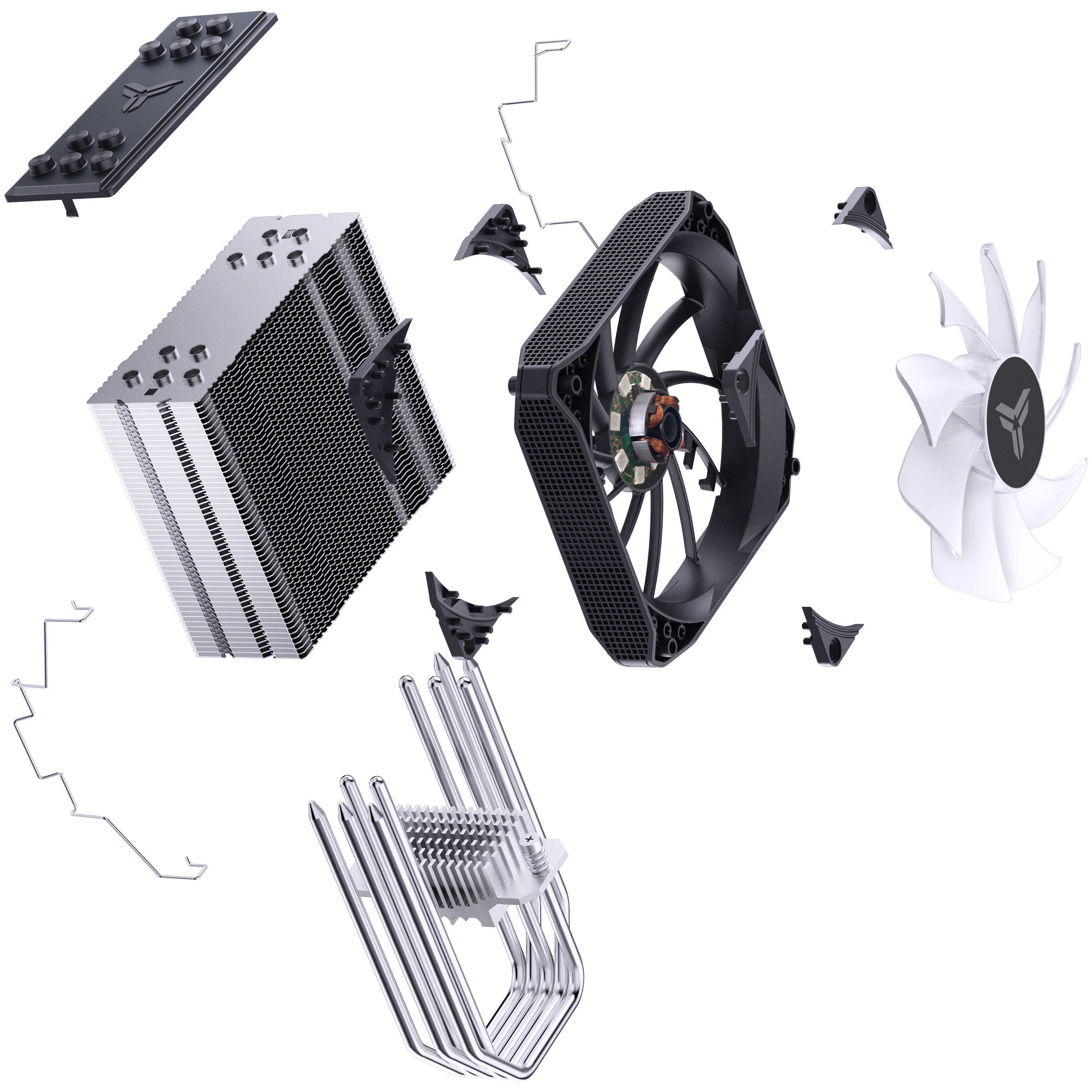 Jonsbo - Cooler CPU Jonsbo PISA A5 ARGB Cinzento - 120mm