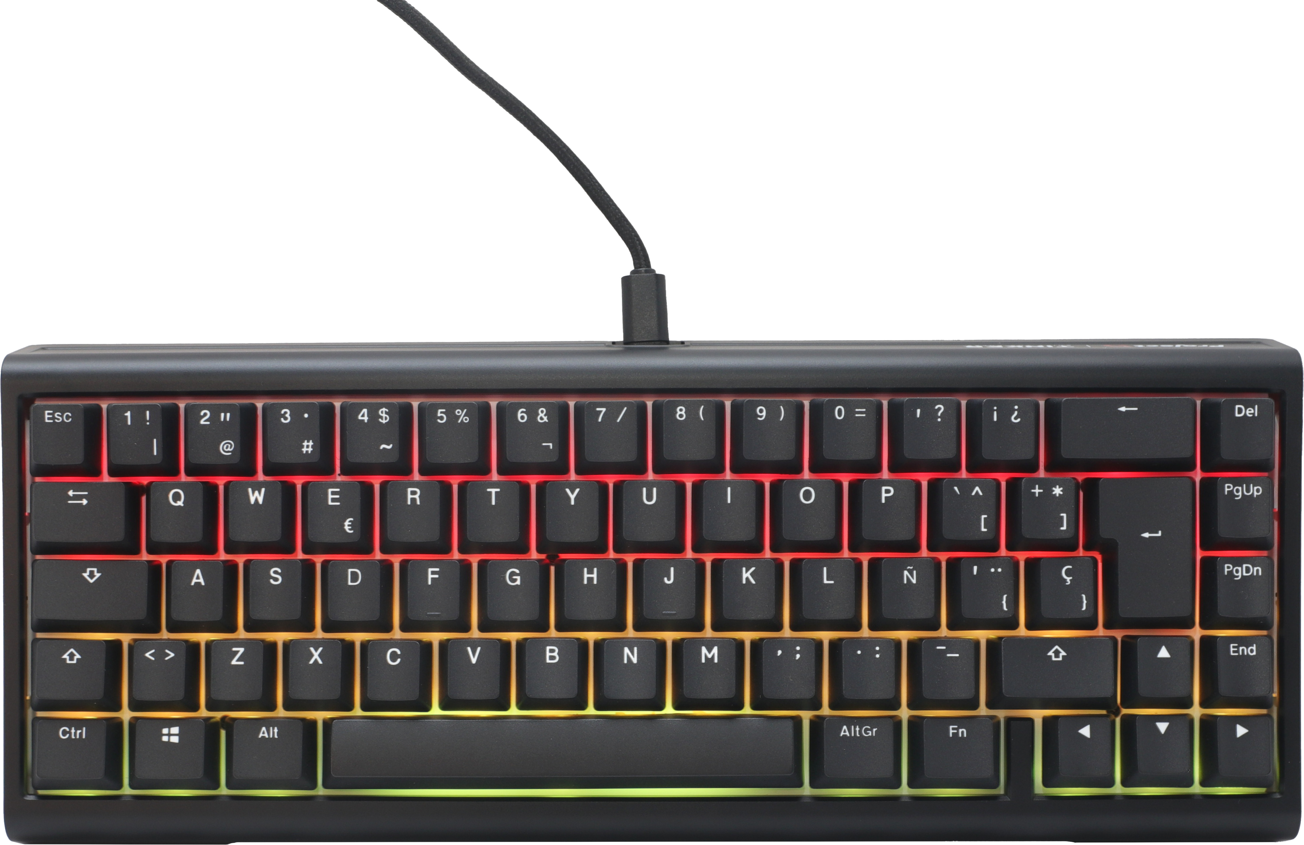 Picture of Picture of Teclado Mecânico Ducky Tinker65 65% RGB Black MX-Brown (ES)