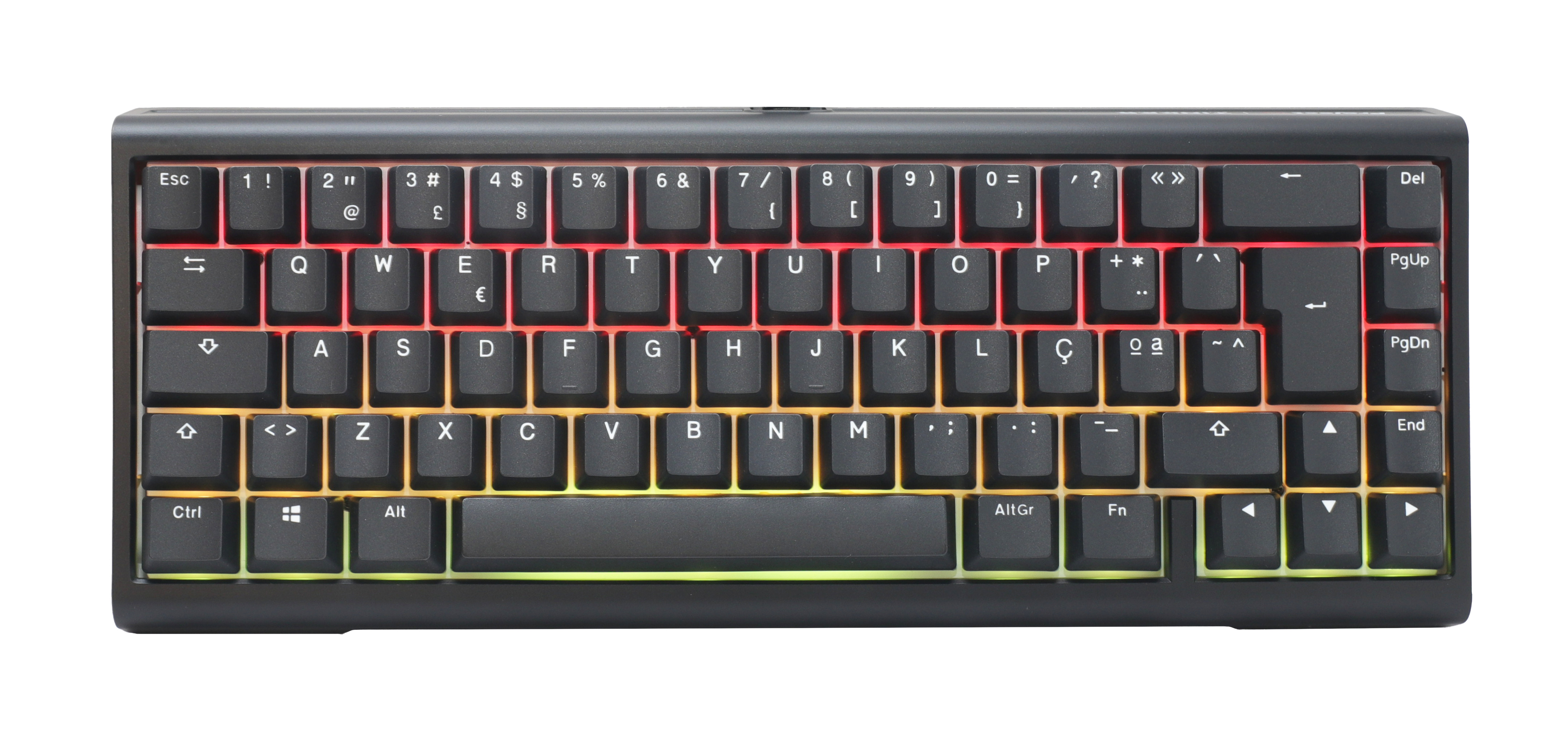Picture of Picture of Teclado Mecânico Ducky Tinker65 65% RGB Black MX-Blue (PT)