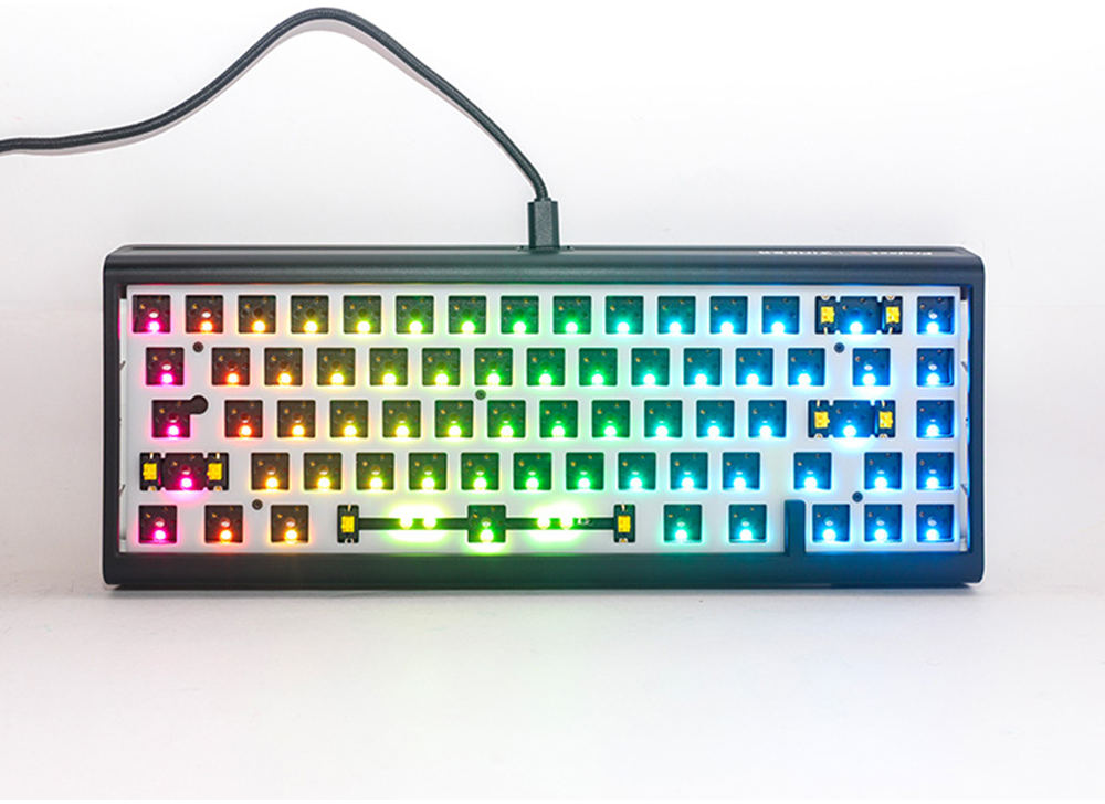 Picture of Picture of Barebone Ducky Tinker75 75% RGB Black (ISO)