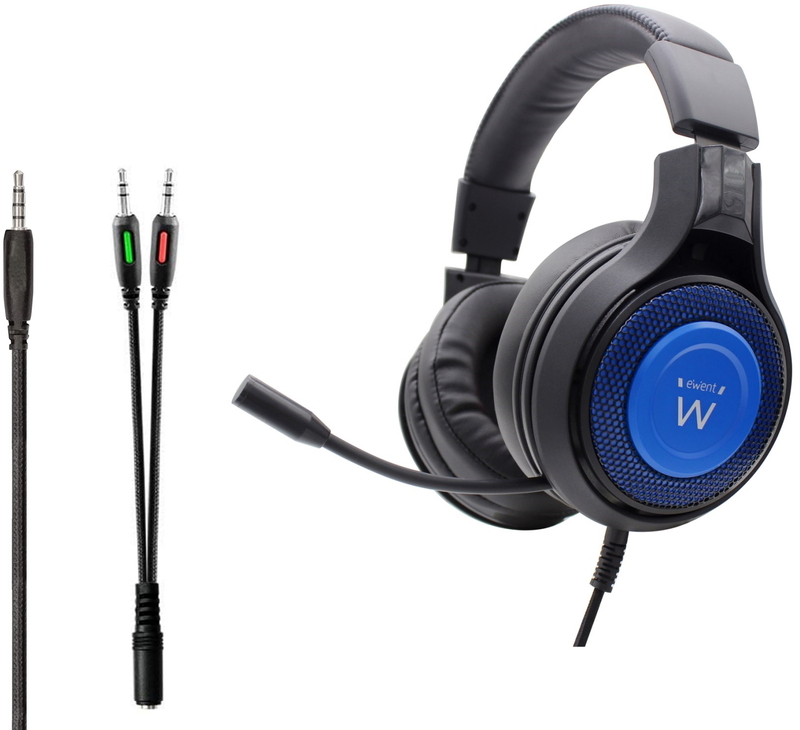 Ewent - Headset Gaming Ewent PL3322 PC/Xbox One/PS4/PS5 Preto