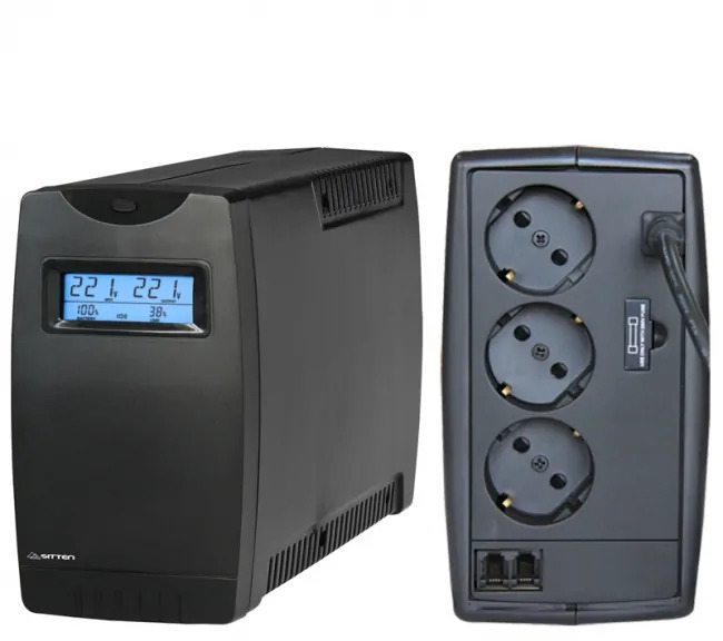 Picture of Picture of UPS Sitten Interactiva FT-800LD 800VA/480W com 3 Tomadas Schuko e LCD