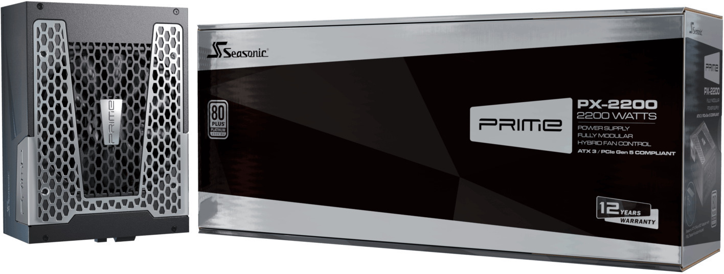 Seasonic - Fonte Modular Seasonic PRIME PX 2200W 80+ Platinum ATX3.1