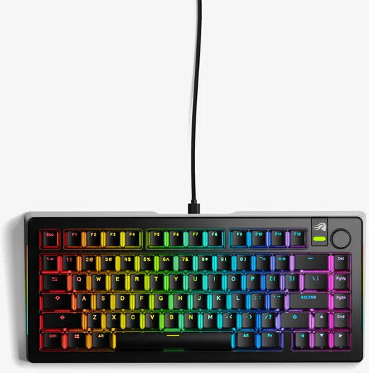 Picture of Picture of Teclado Mecânico Glorious GMMK 3 Pro HE 75% Preto - Fox HE Switch (US)