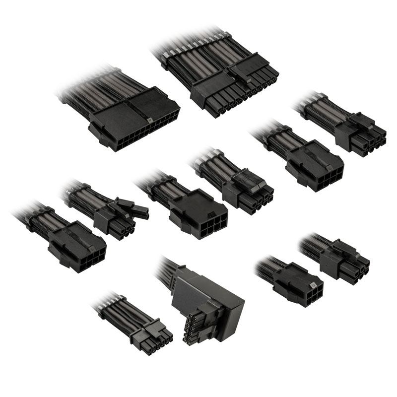 Picture of Picture of Kit de Extensão Kolink Core Pro 12V-2x6 Type 2 - Jet Black/Gunmetal Grey