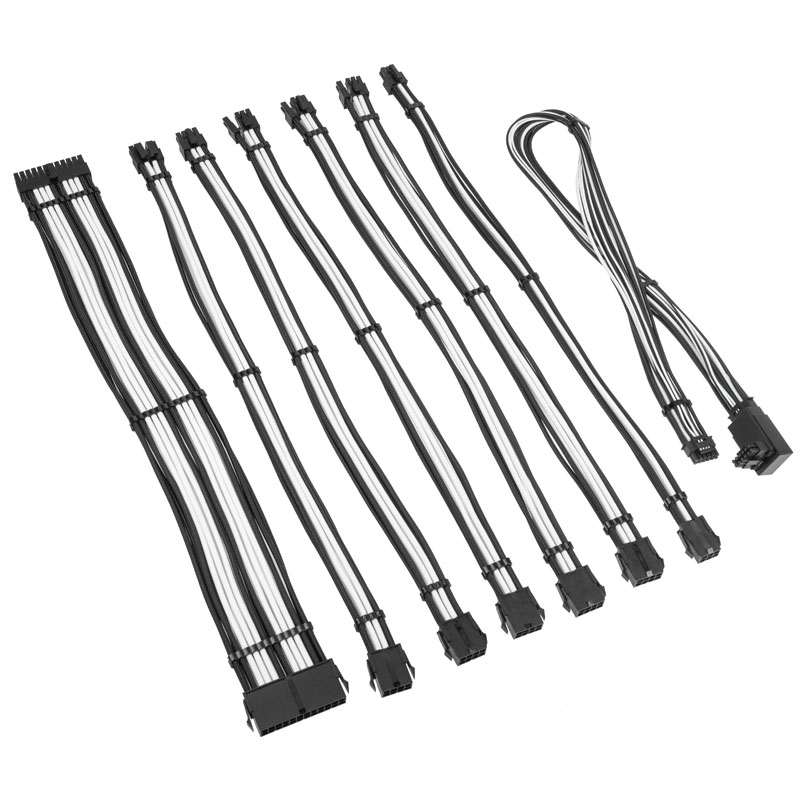 Kolink - Kit de Extensão Kolink Core Pro 12V-2x6 Type 2 - Jet Black/Brilliant White