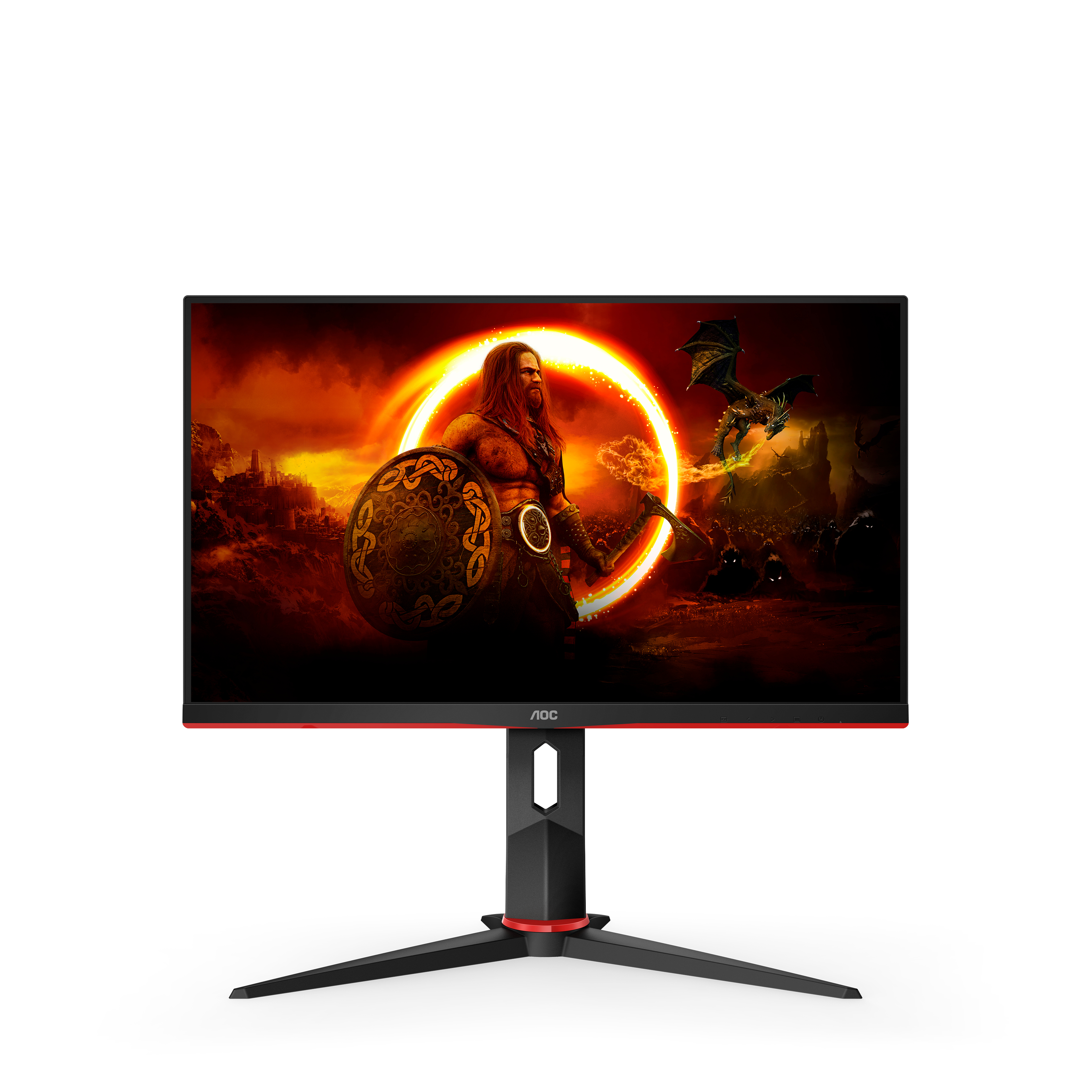 AOC - Monitor AOC Gaming 23.8" Q24G2A IPS QHD 165Hz 1ms FreeSync Premium / G-SYNC Compatible