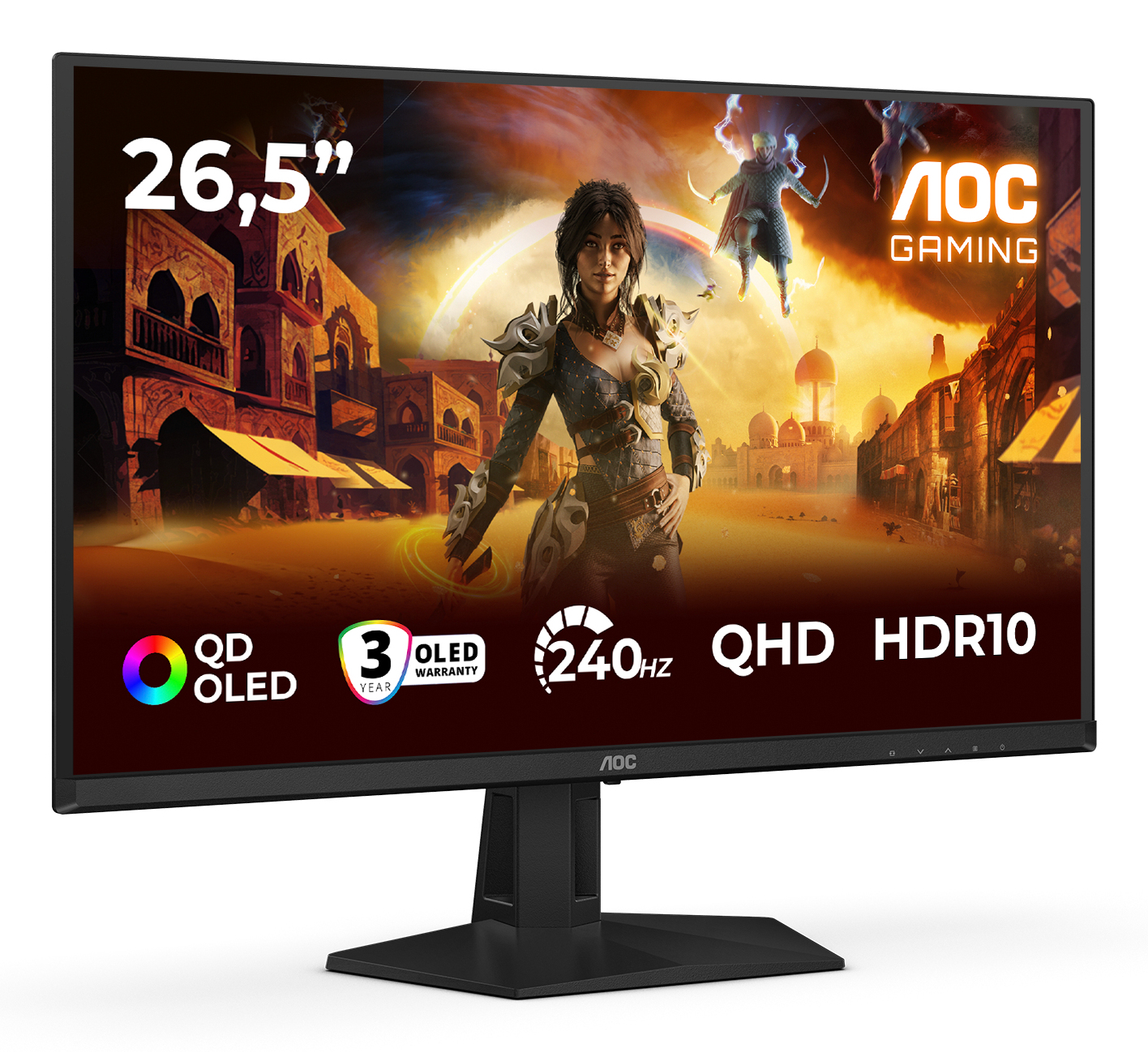 AOC - Monitor AOC Gaming 26.5" Q27G41ZDF QD-OLED QHD 240Hz 0,03ms Adaptive-Sync HDR10