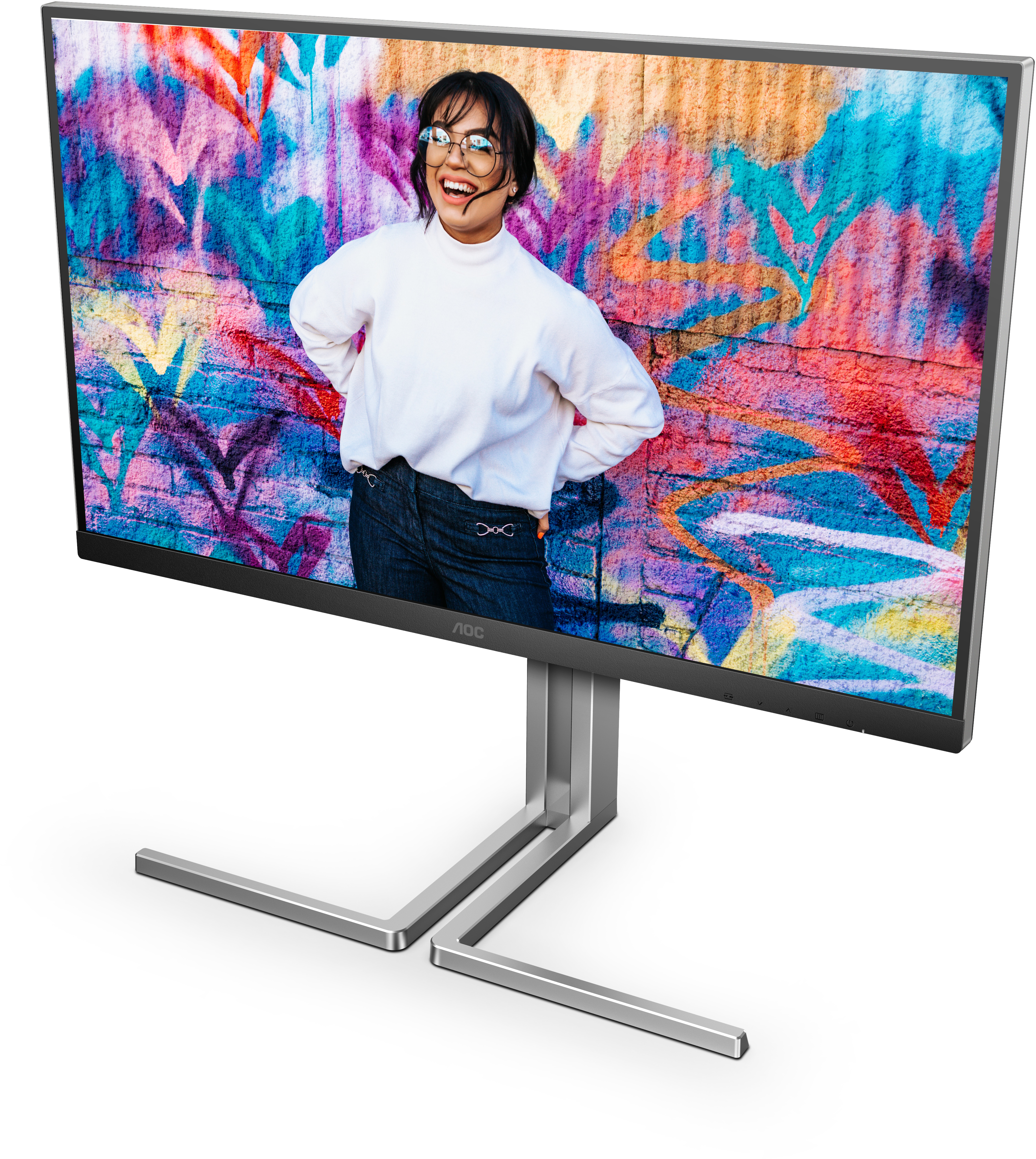 AOC - Monitor AOC 27" Q27U3CV IPS QHD 75Hz USB-C (PD65W) USB-C Docking