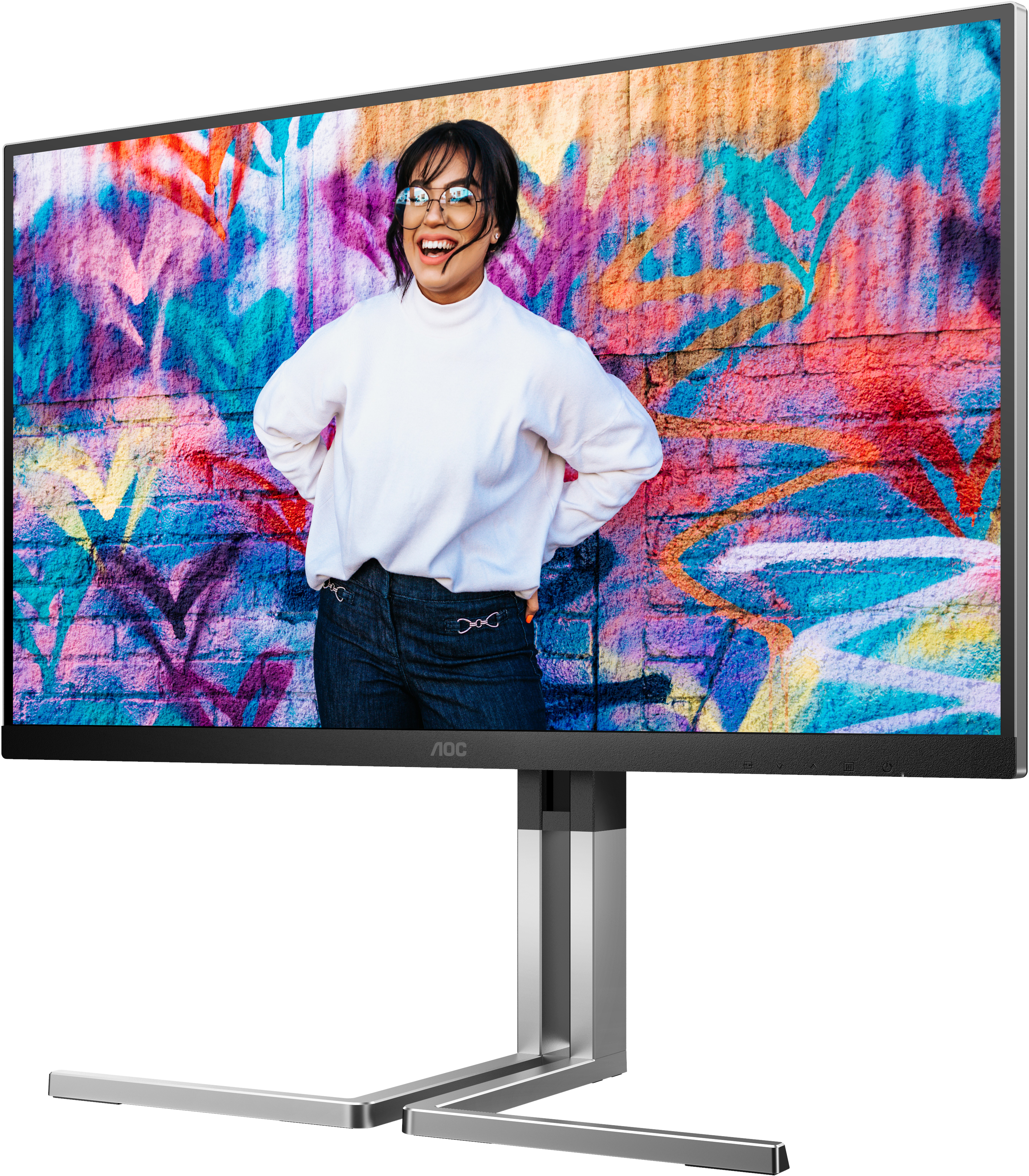 AOC - Monitor AOC 27" Q27U3CV IPS QHD 75Hz USB-C (PD65W) USB-C Docking